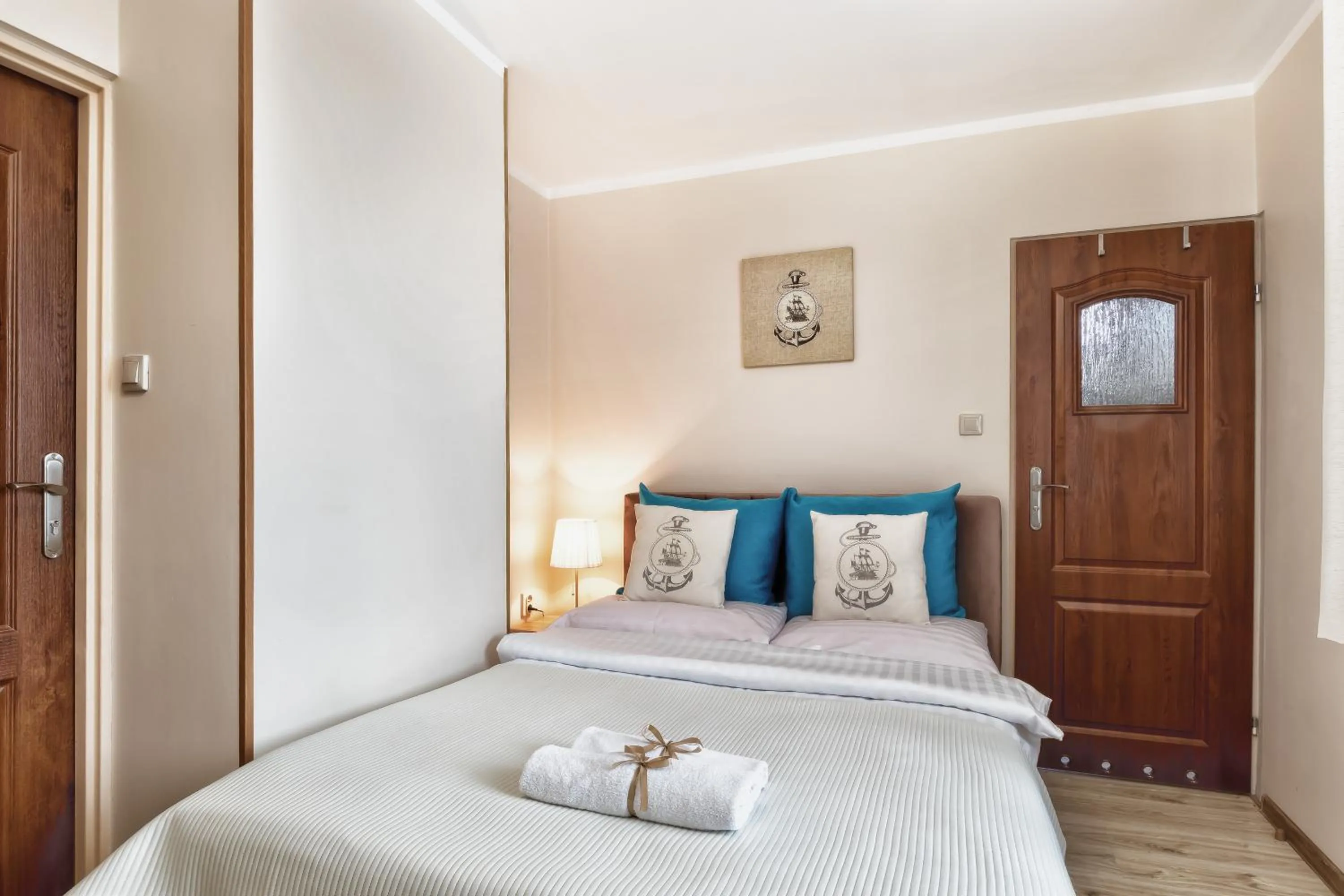 Photo of the whole room, Bed in Willa Kapitańska i Willa Marynarska