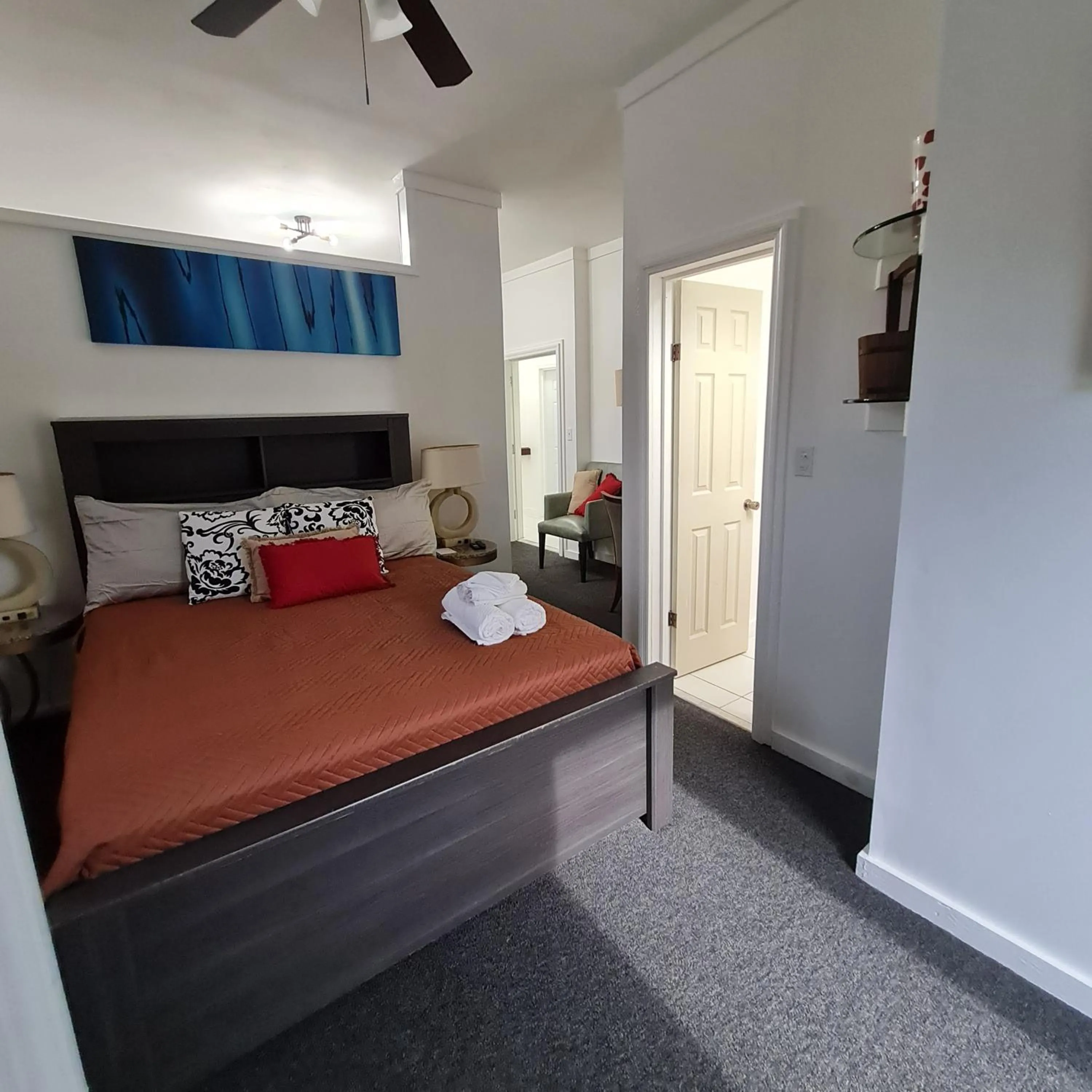 Bedroom, Bed in BELL At The Airport Suites Adults Only - Free Airport Transportation