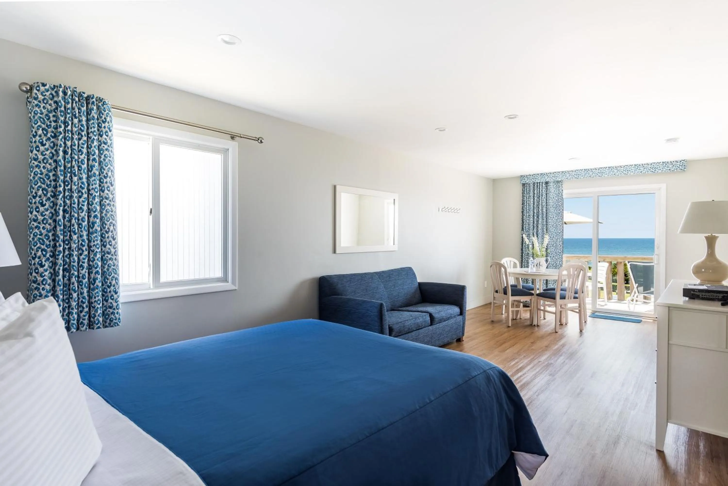 Bed in Hartman's Briney Breezes Beach Resort