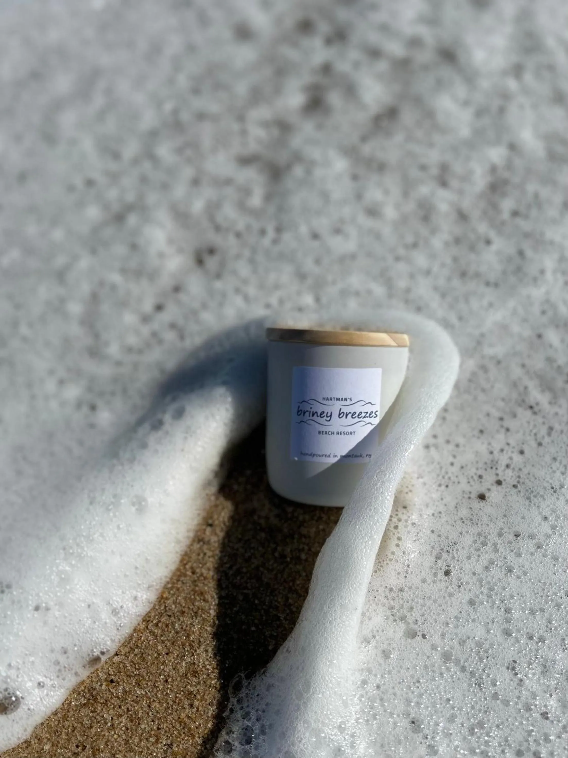 Beach in Hartman's Briney Breezes Beach Resort