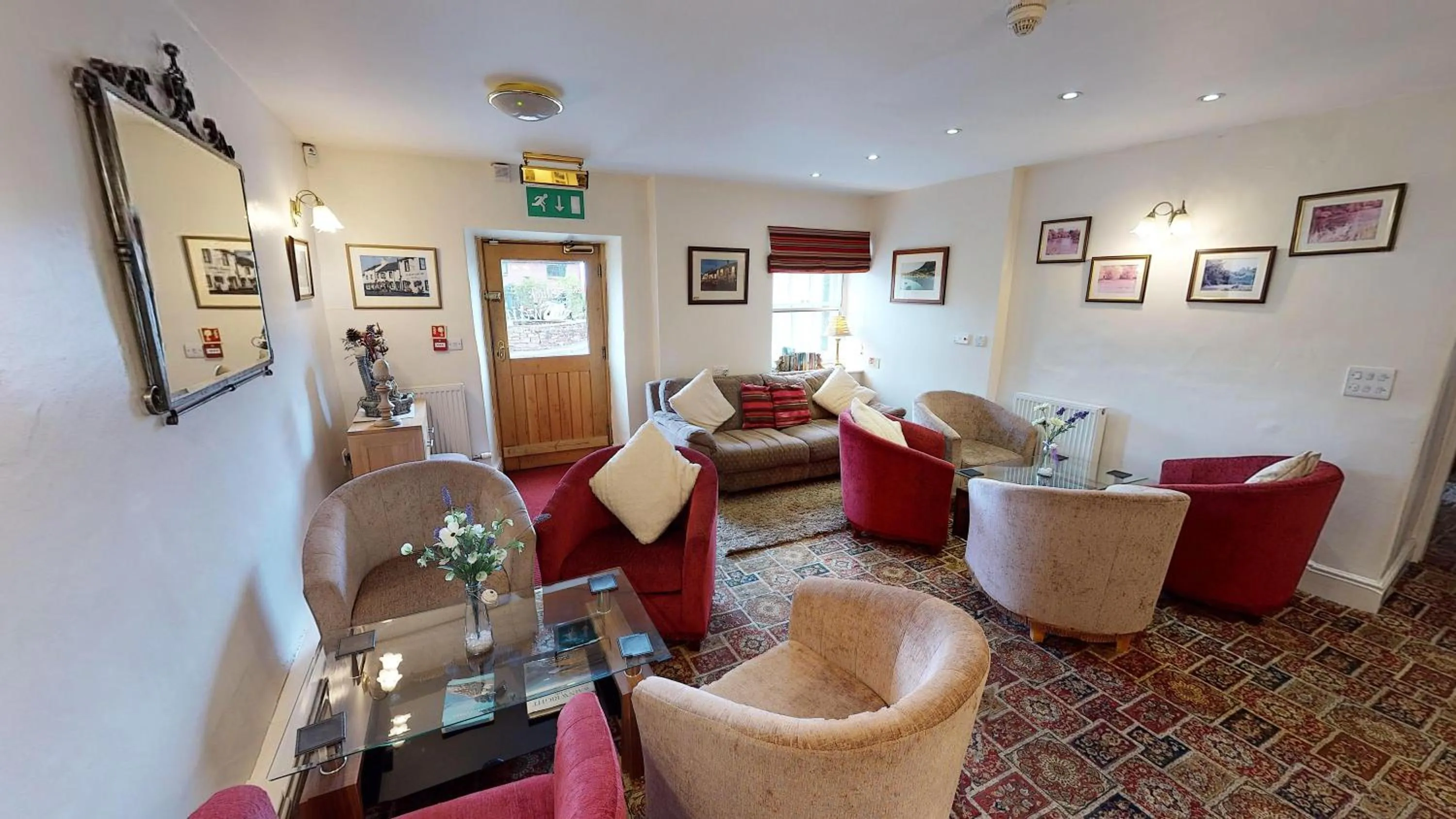 Seating area in Black Swan