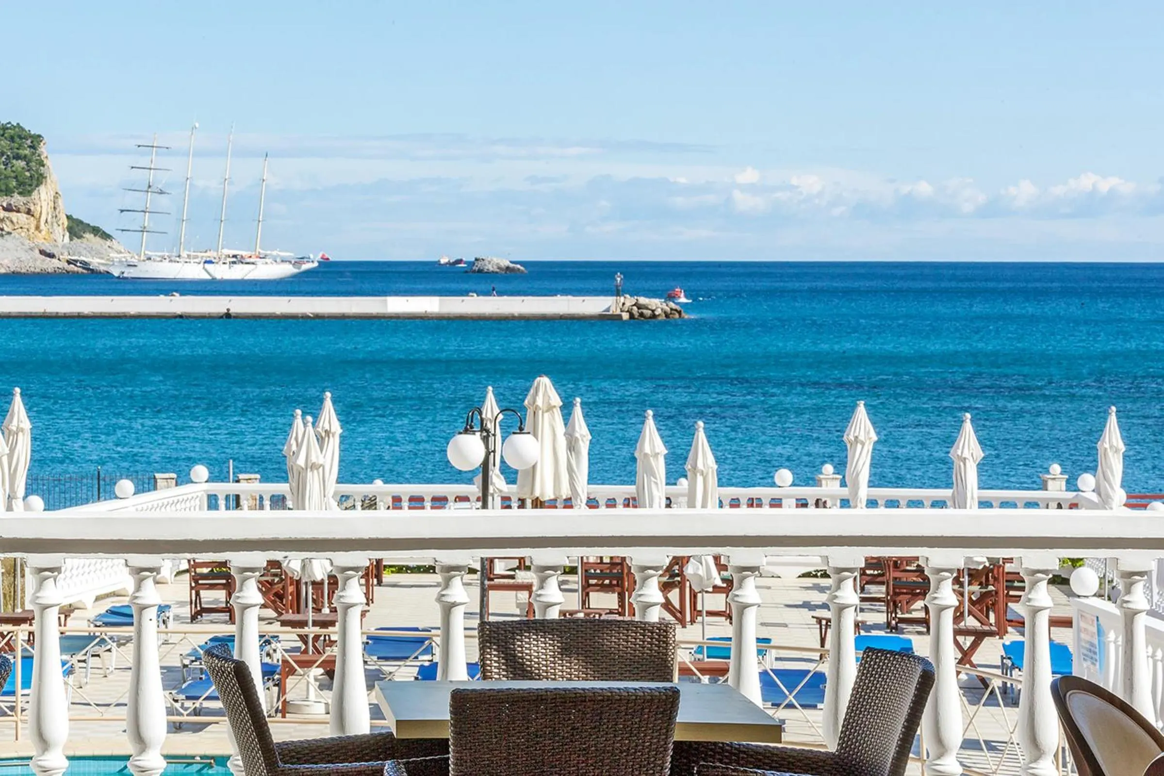 Balcony/Terrace in Aeolos Hotel