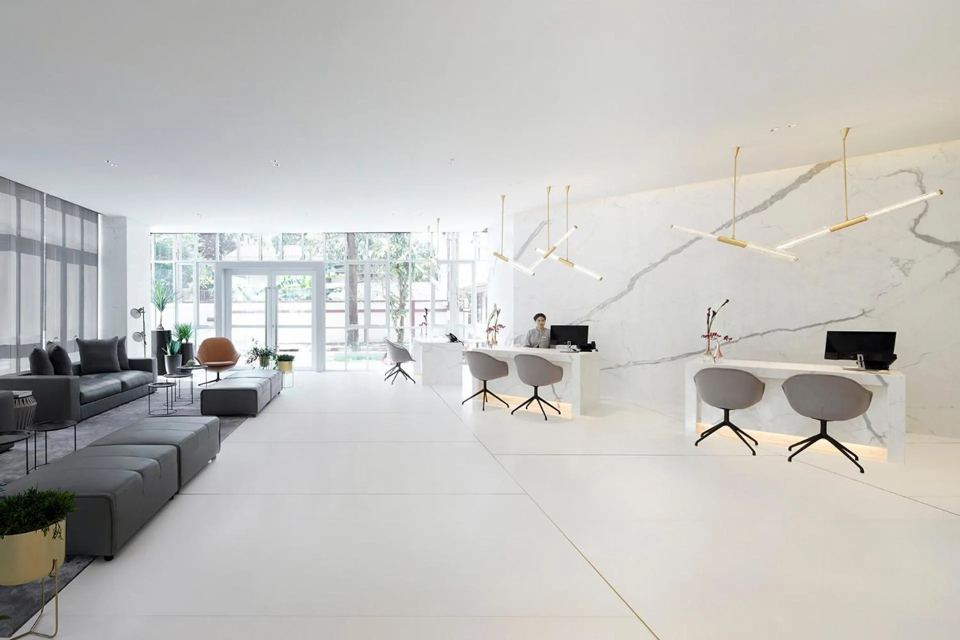 Lobby or reception in Somerset Maison Asoke Bangkok