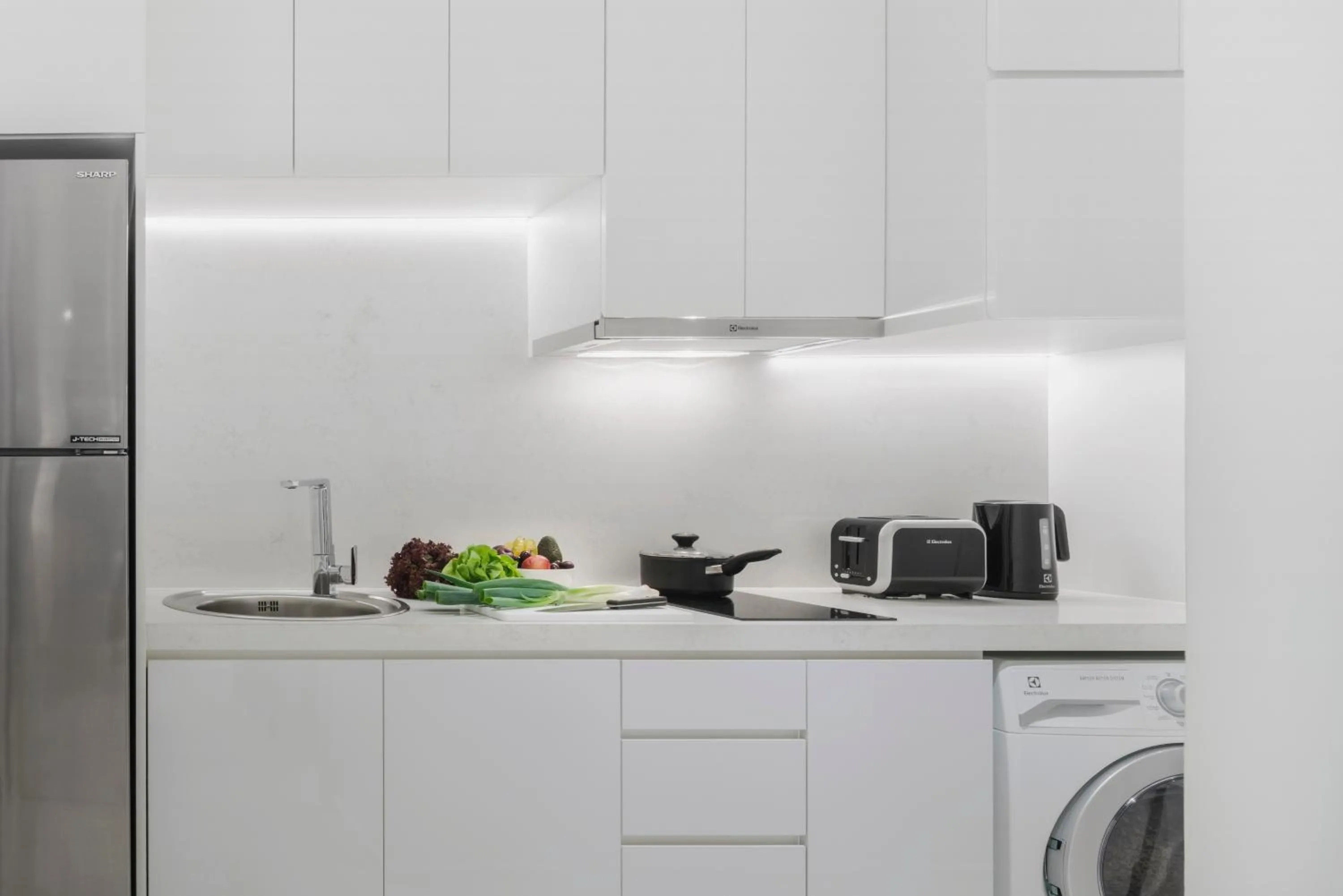 Kitchen or kitchenette in Somerset Maison Asoke Bangkok