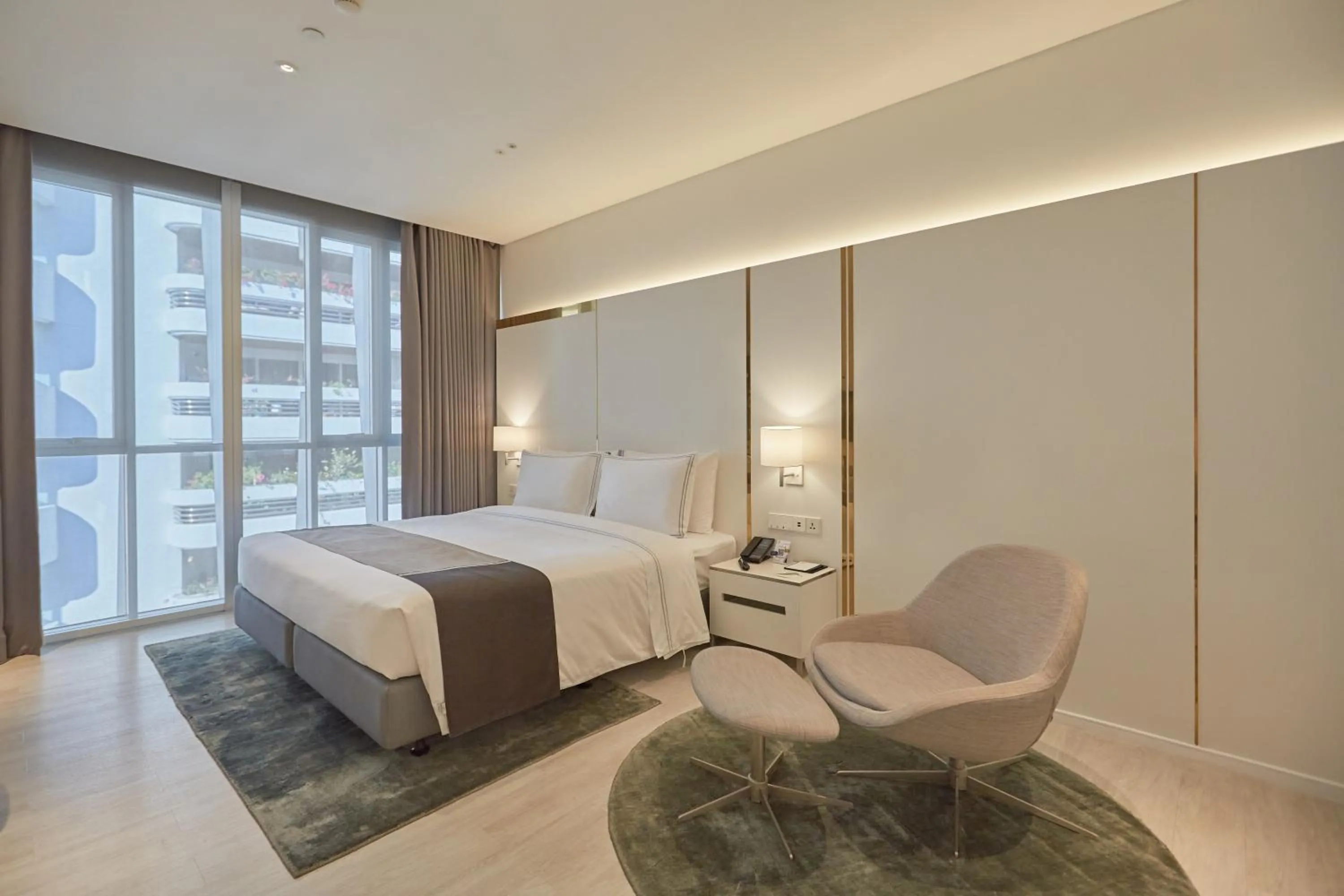 Bed in Somerset Maison Asoke Bangkok