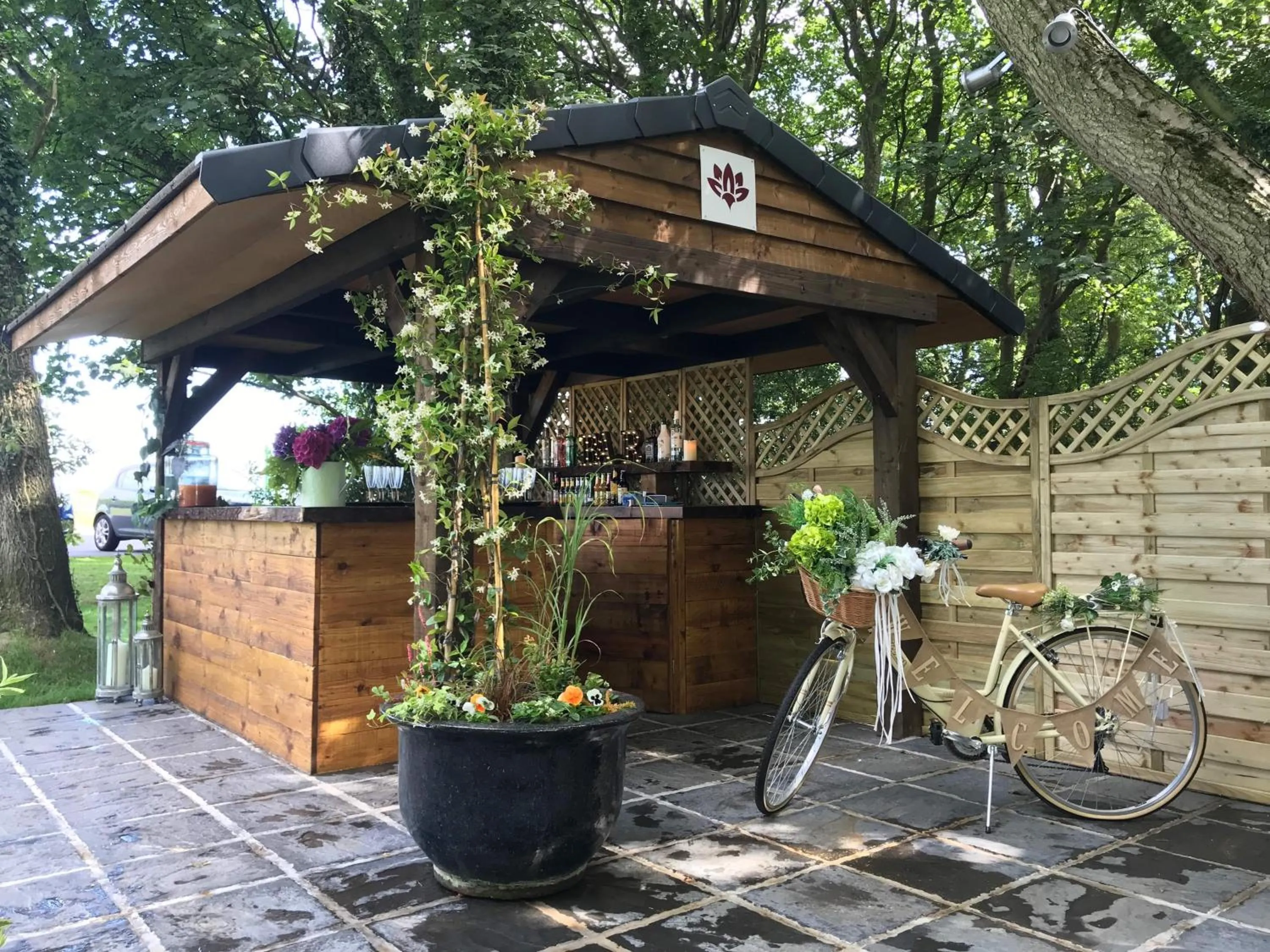 Patio in Beamish Park Hotel