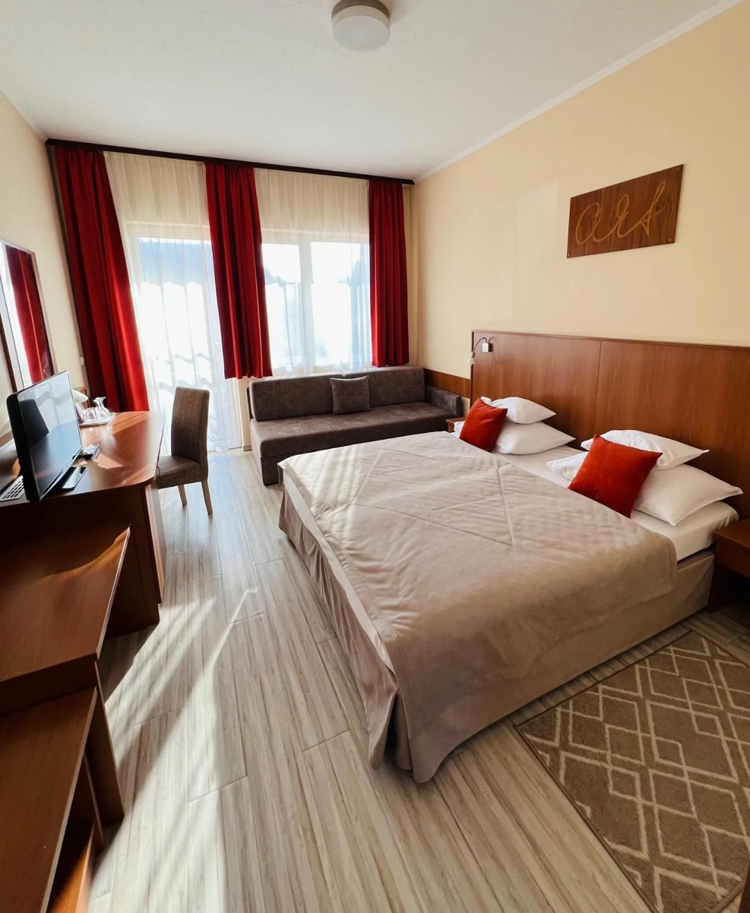 Bed in Art Hotel superior