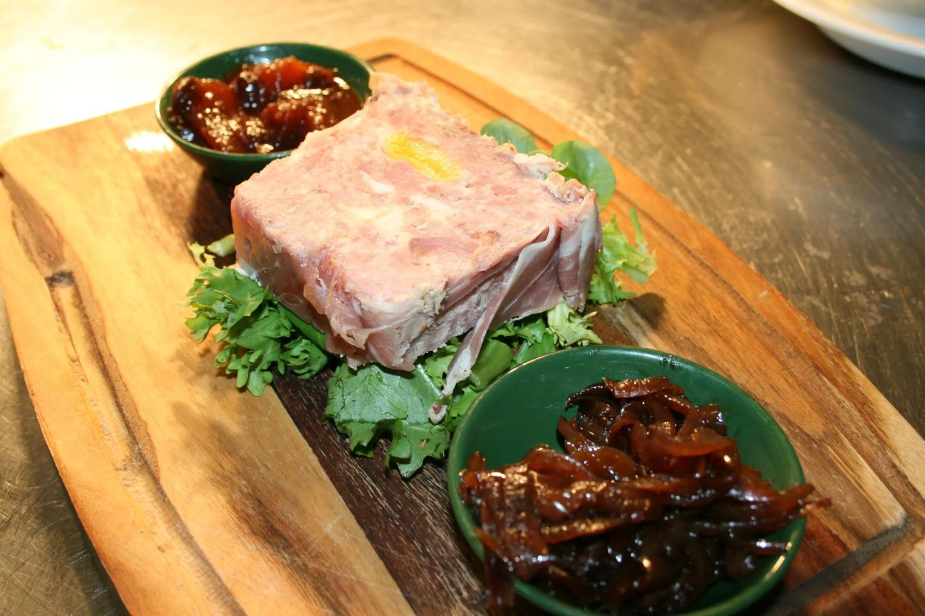 Food close-up in The Wyvill Arms