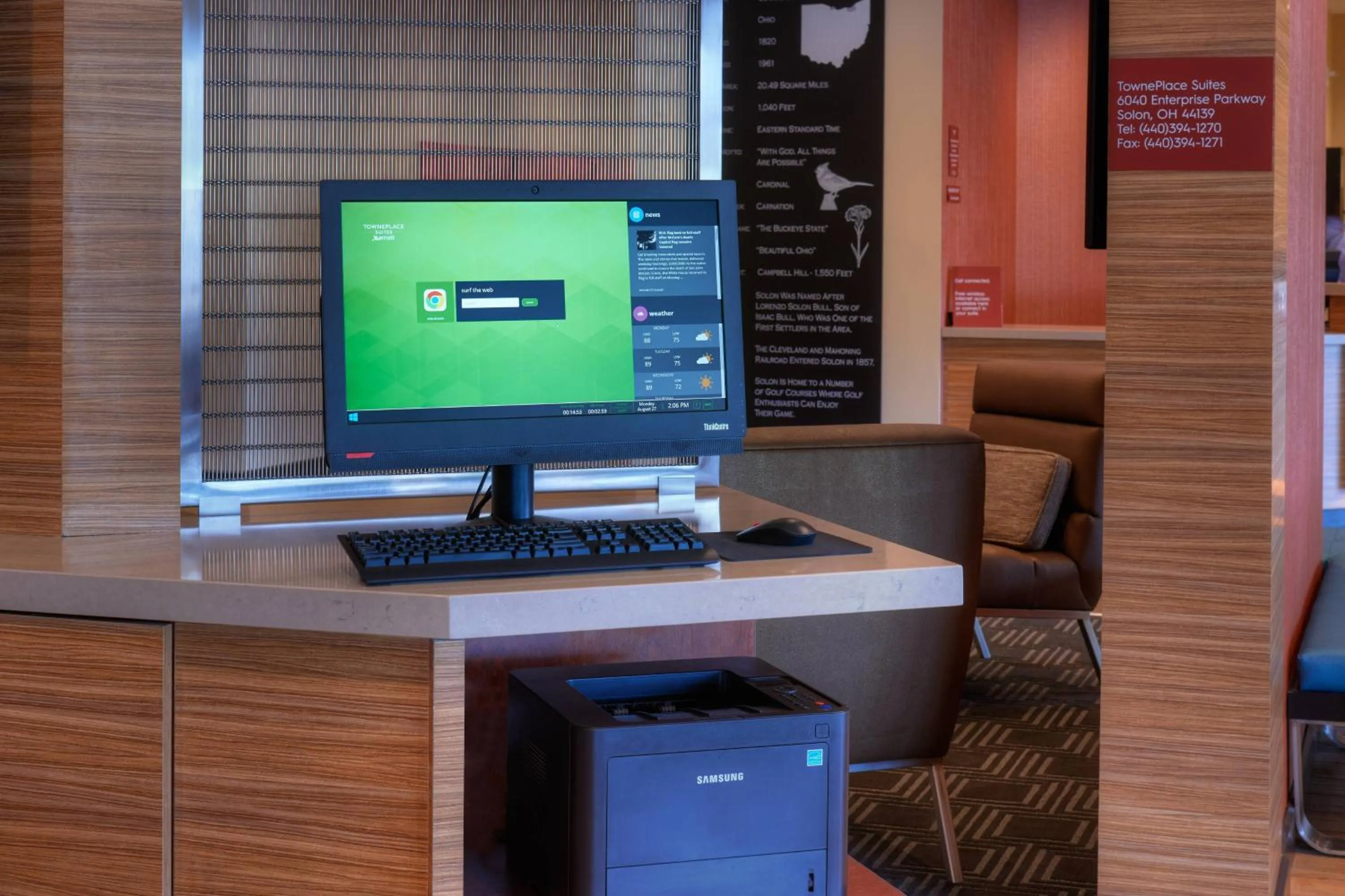 Lobby or reception in TownePlace Suites by Marriott Cleveland Solon