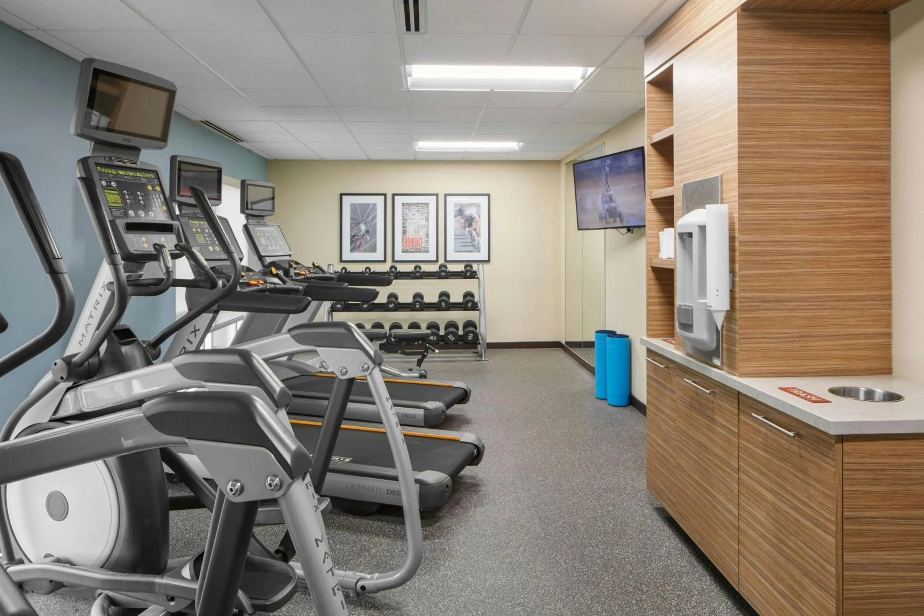 Fitness centre/facilities in TownePlace Suites by Marriott Tampa South
