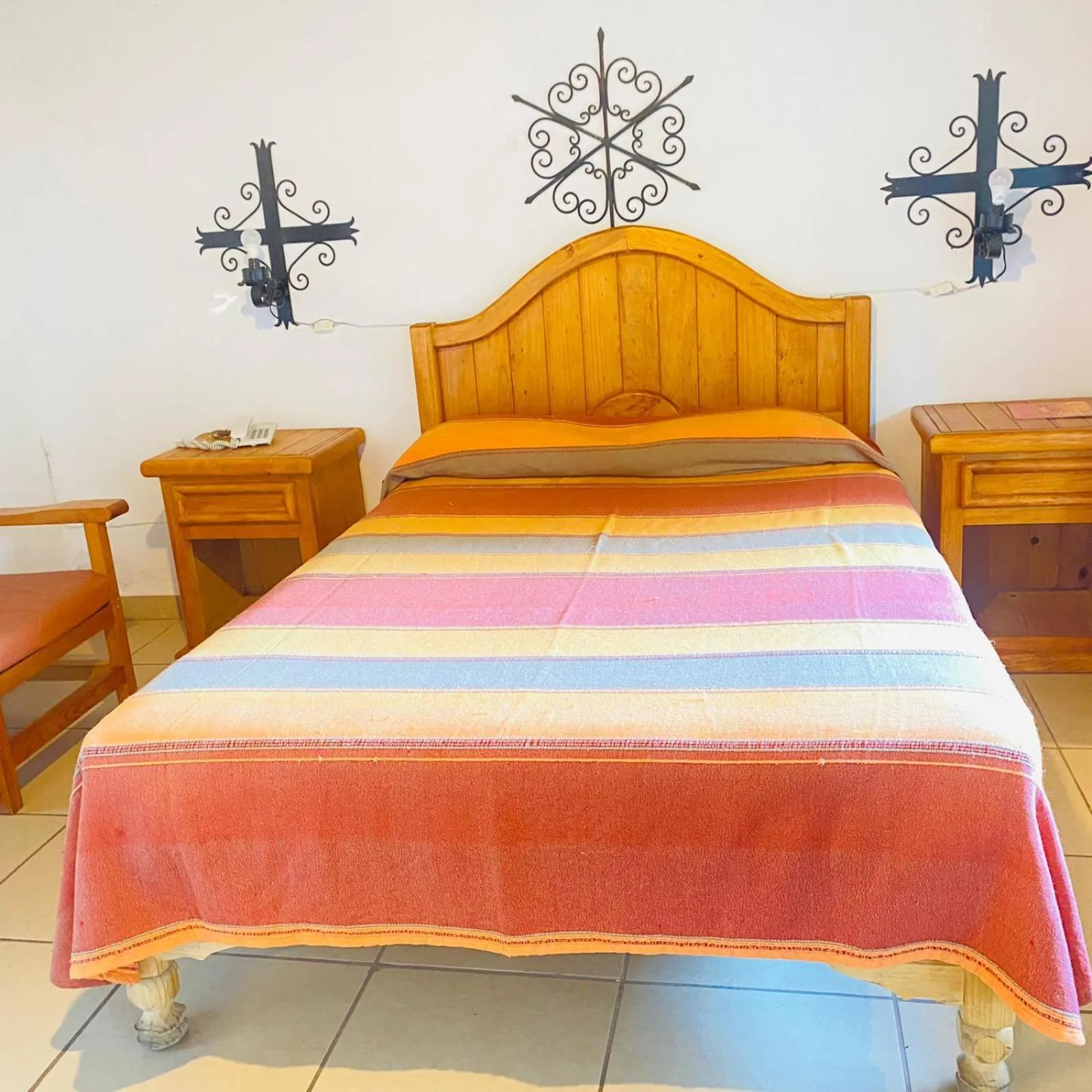 Bed in Hotel Pie de la Sierra