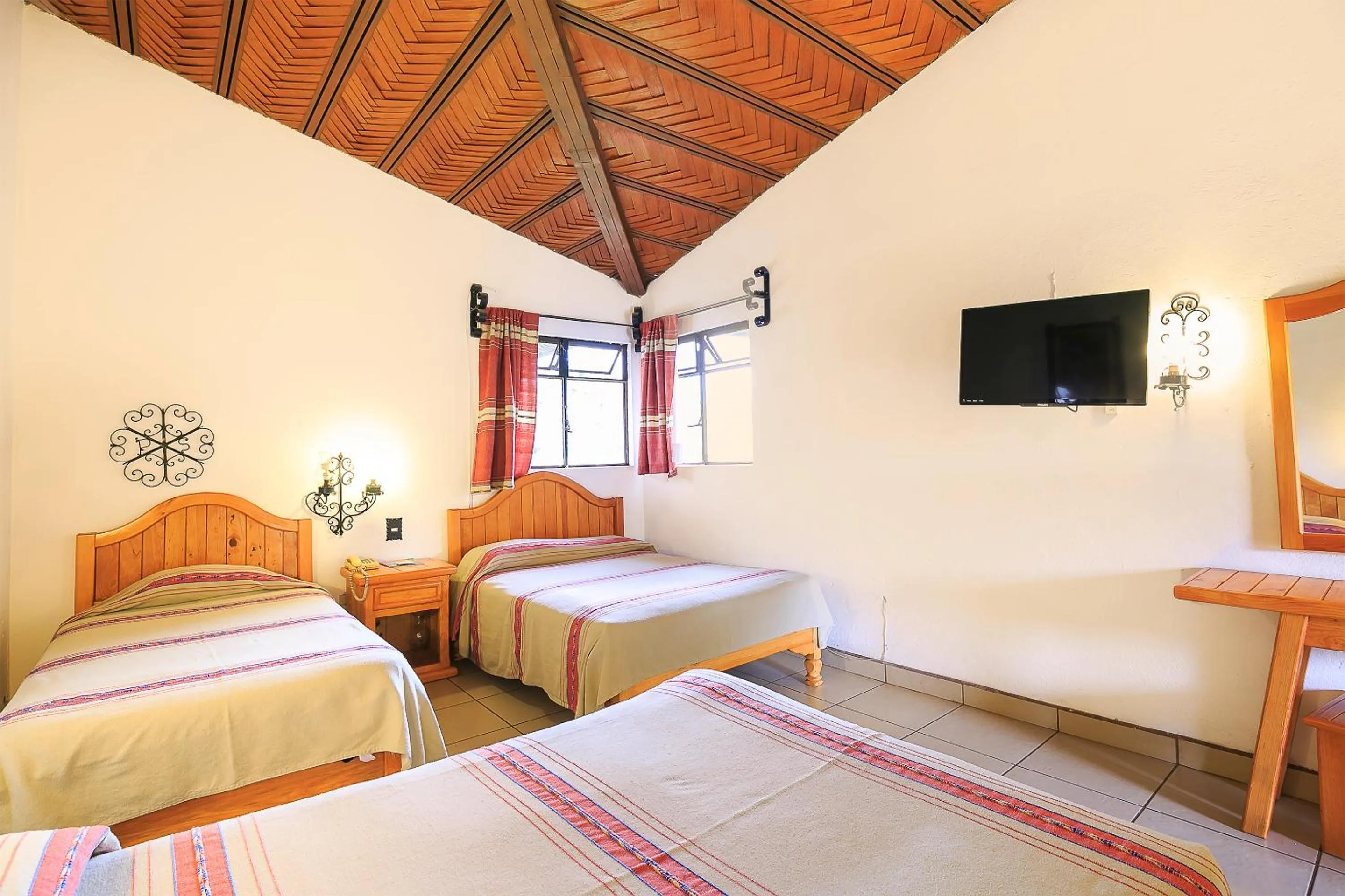 Bed in Hotel Pie de la Sierra