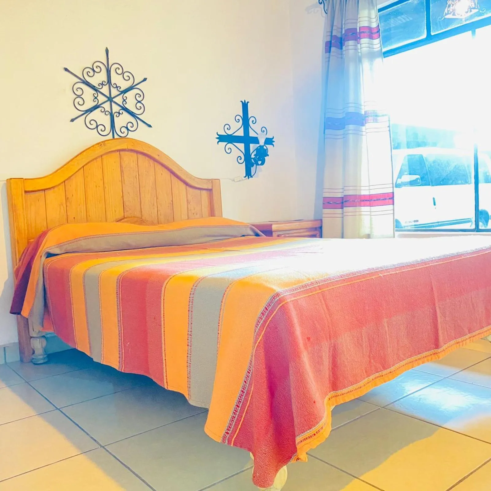 Bed in Hotel Pie de la Sierra