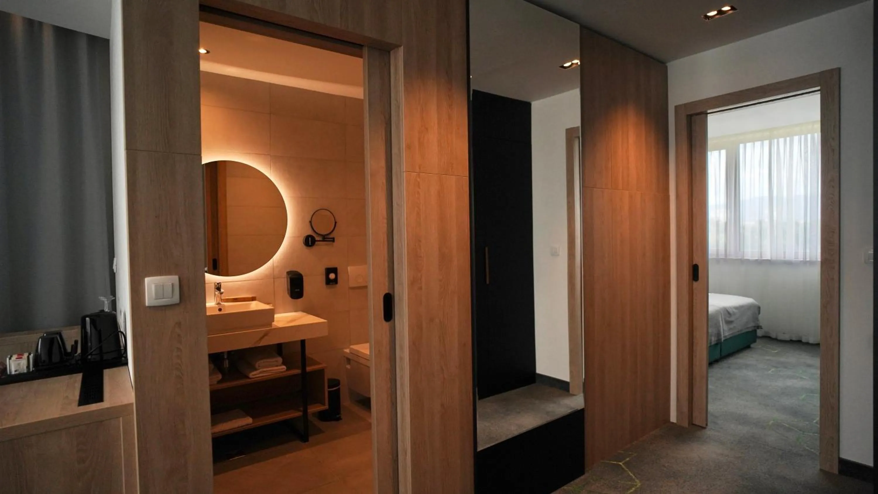 Bed in Hotel Diplomat