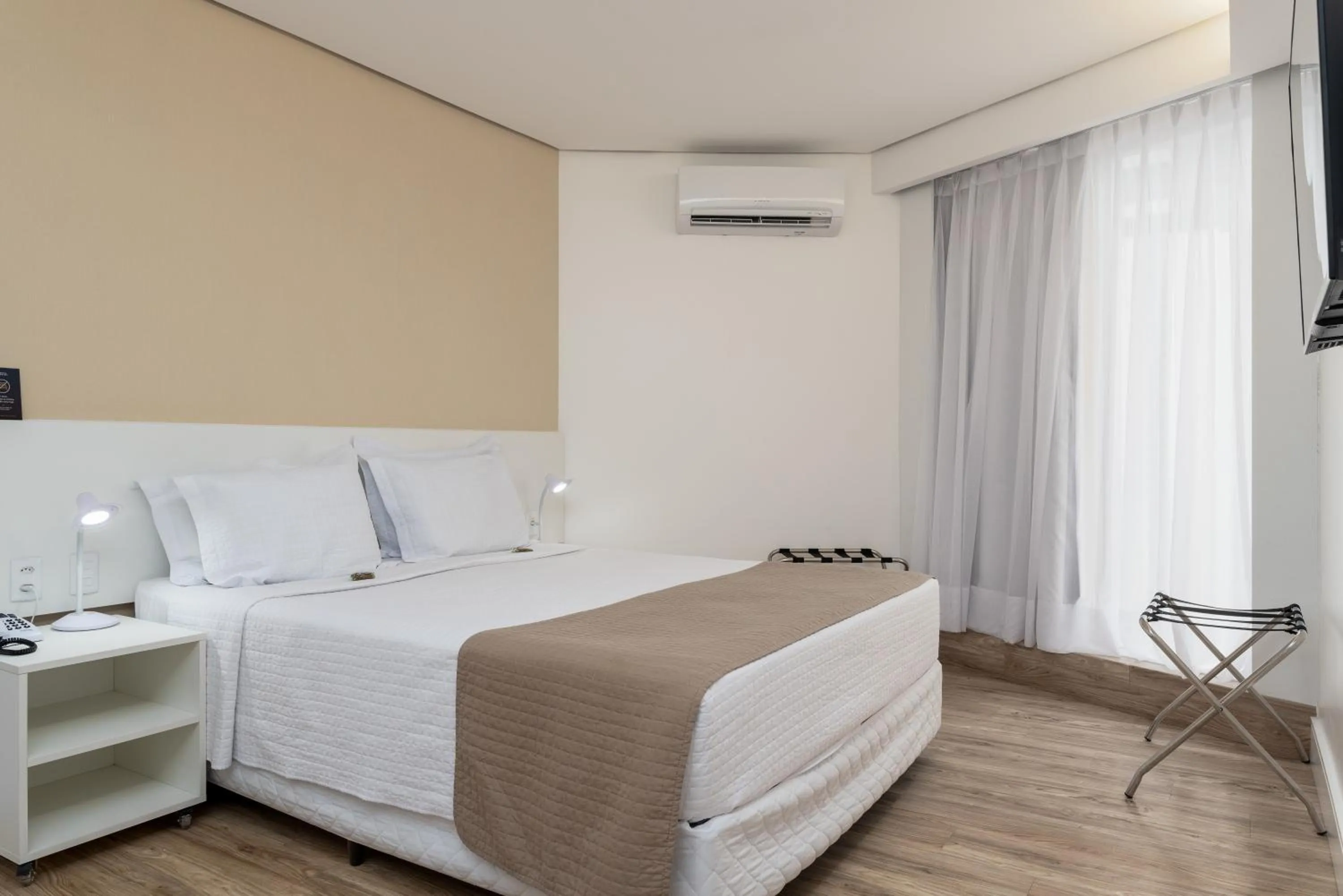 Bed in Hotel Brisa Suítes Pajuçara