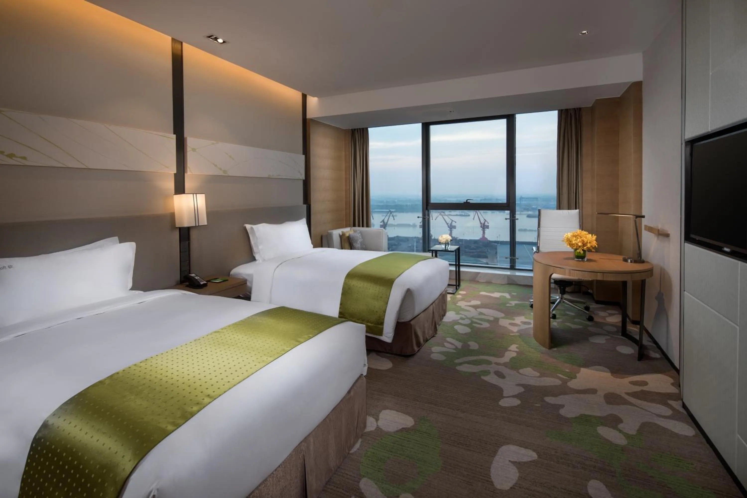 Property building, Bed in Holiday Inn Nanjing Harbour by IHG