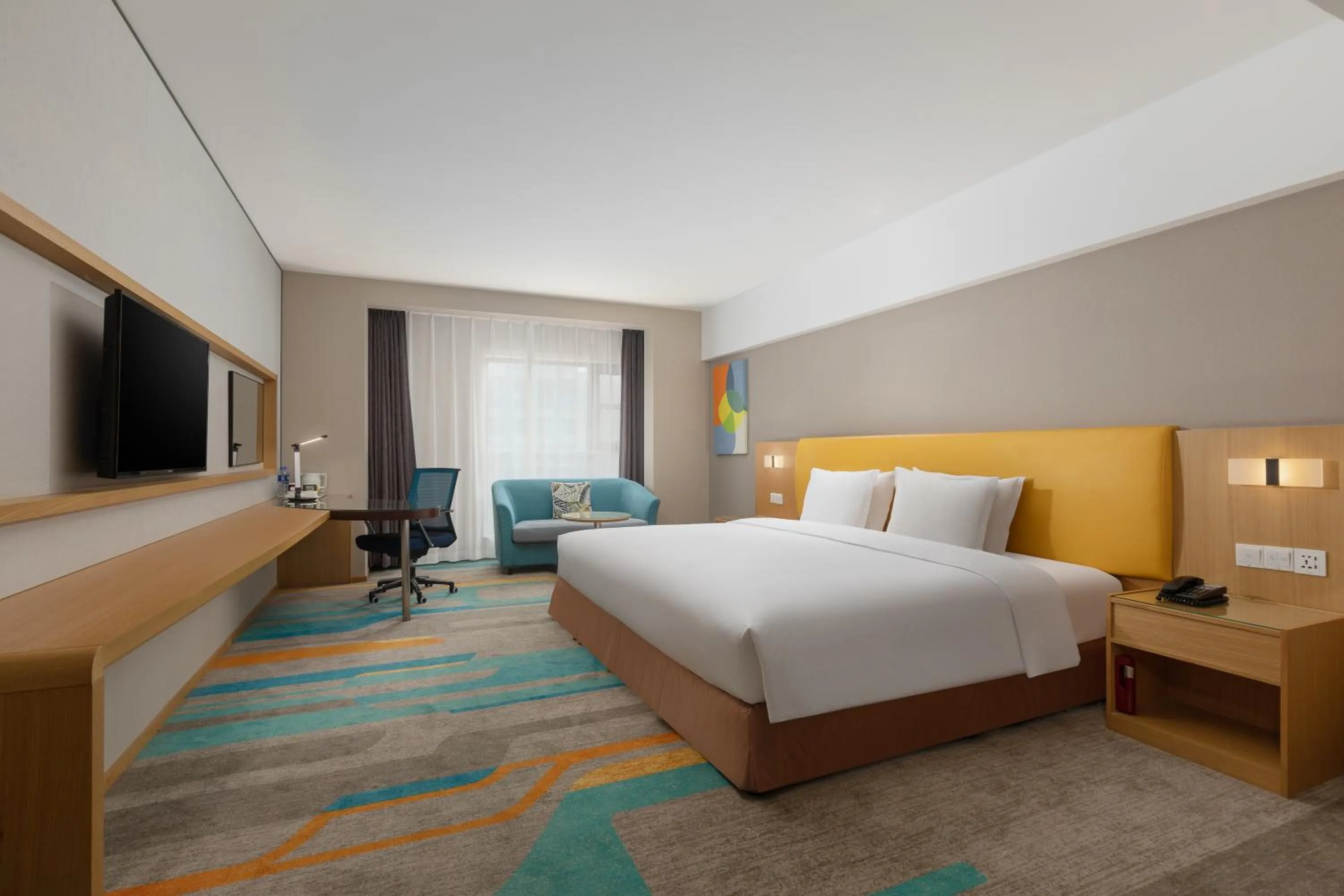 Property building, Bed in Holiday Inn Express Xi'an Qujiang South by IHG