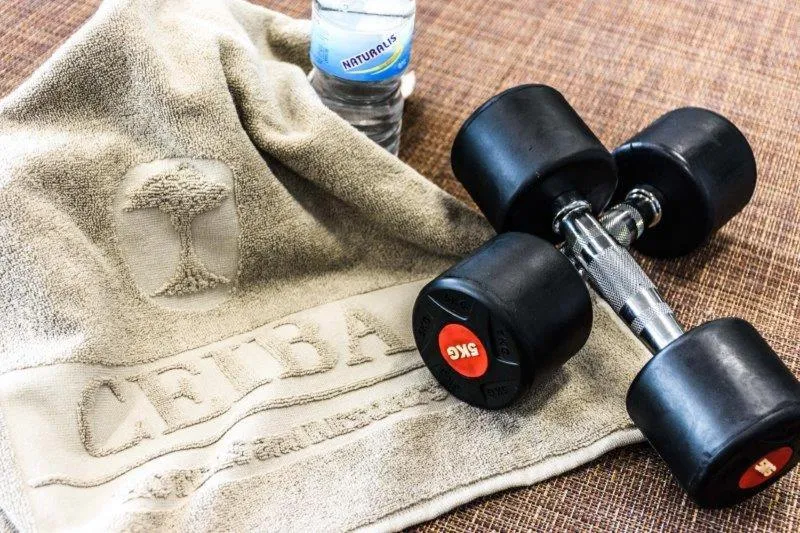 Fitness centre/facilities in Ceiba Hotel Bissau