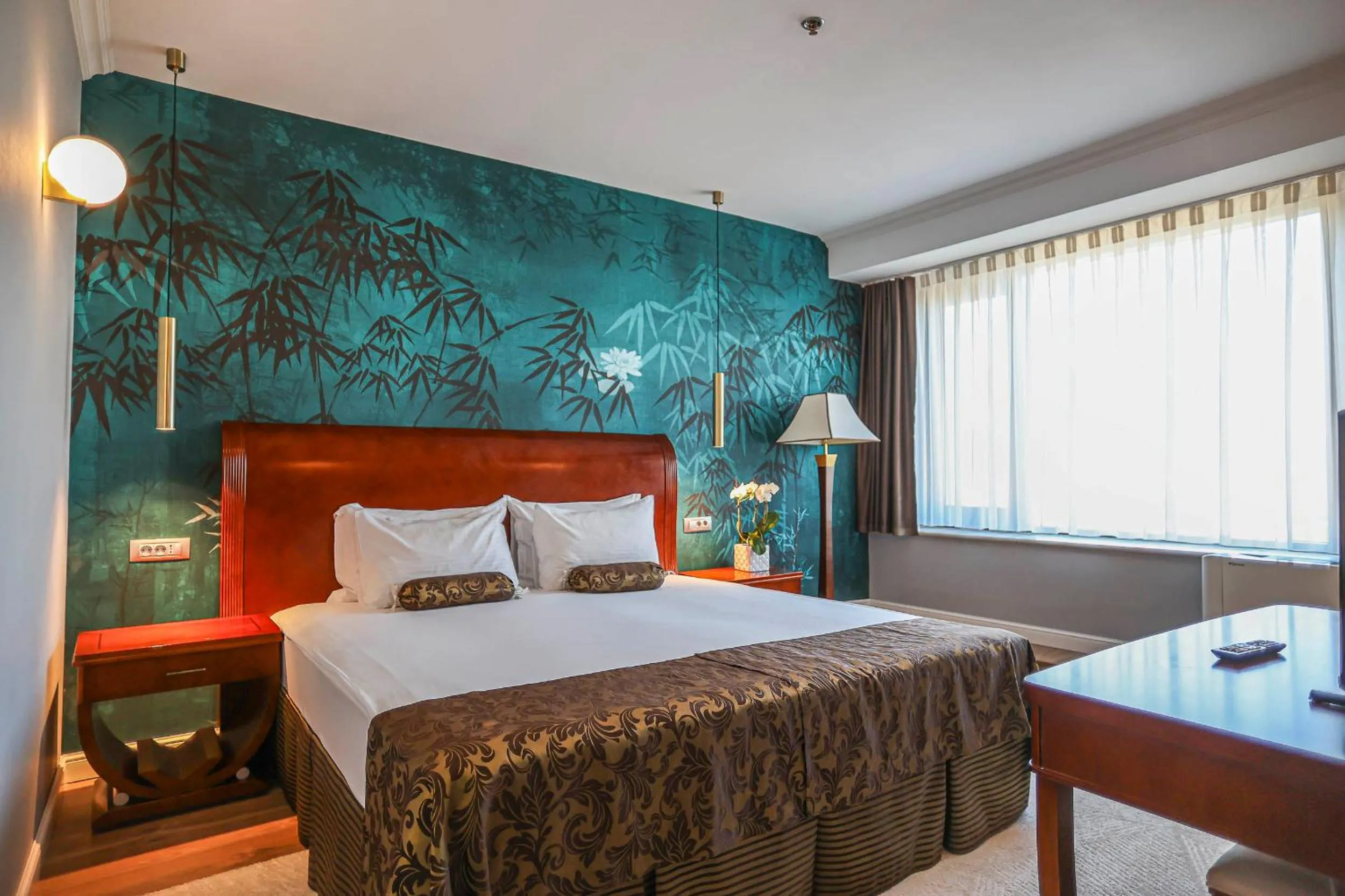 Bed in Grand Hotel Napoca