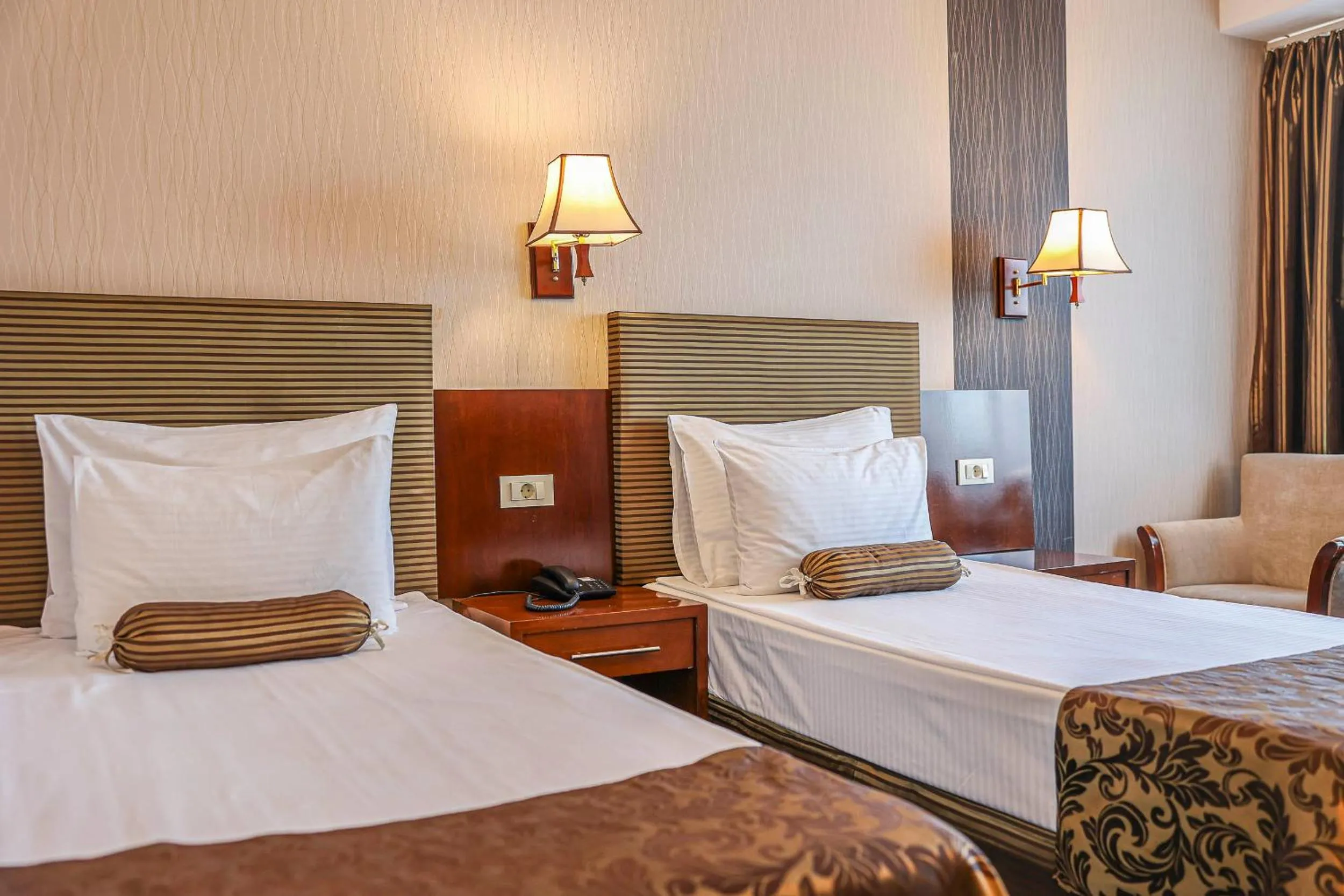 Bed in Grand Hotel Napoca