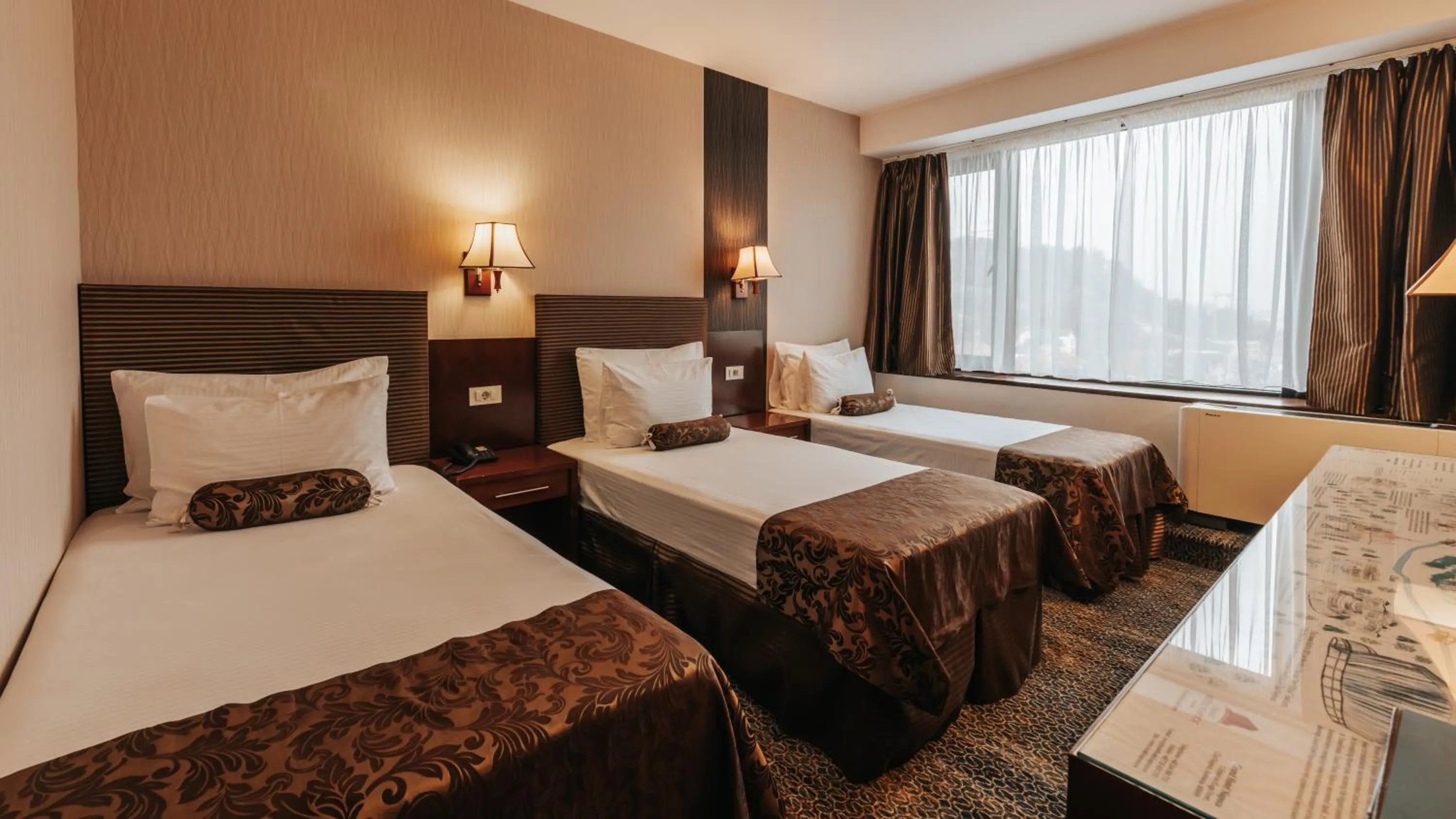 Bed in Grand Hotel Napoca