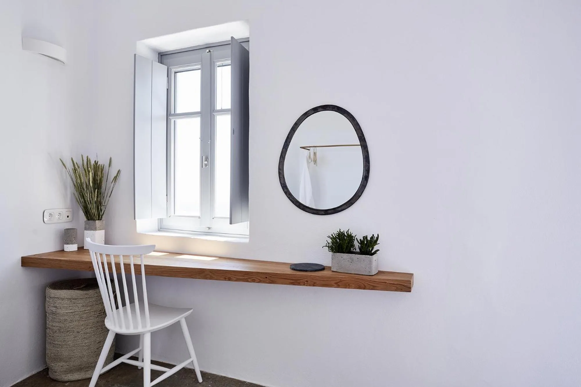 Seating area in Living Theros Luxury Suites