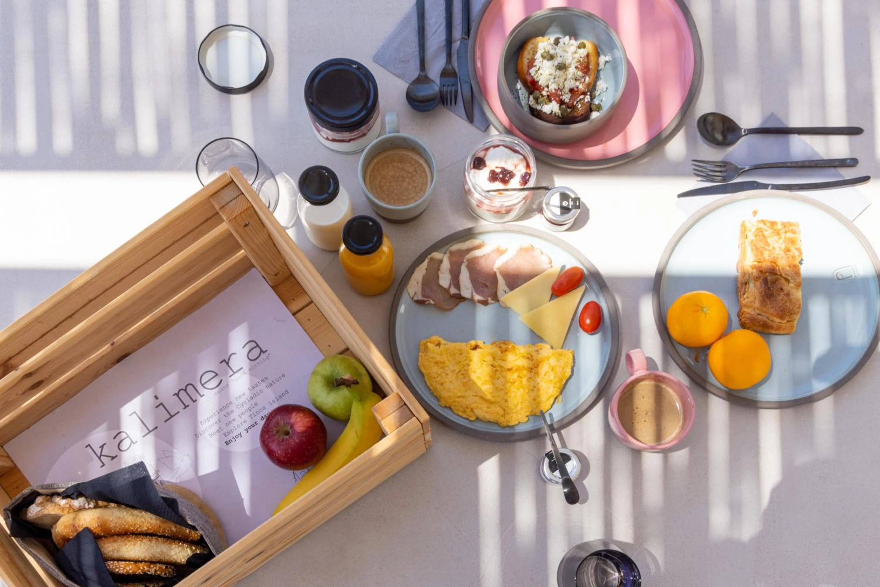 Breakfast in Living Theros Luxury Suites