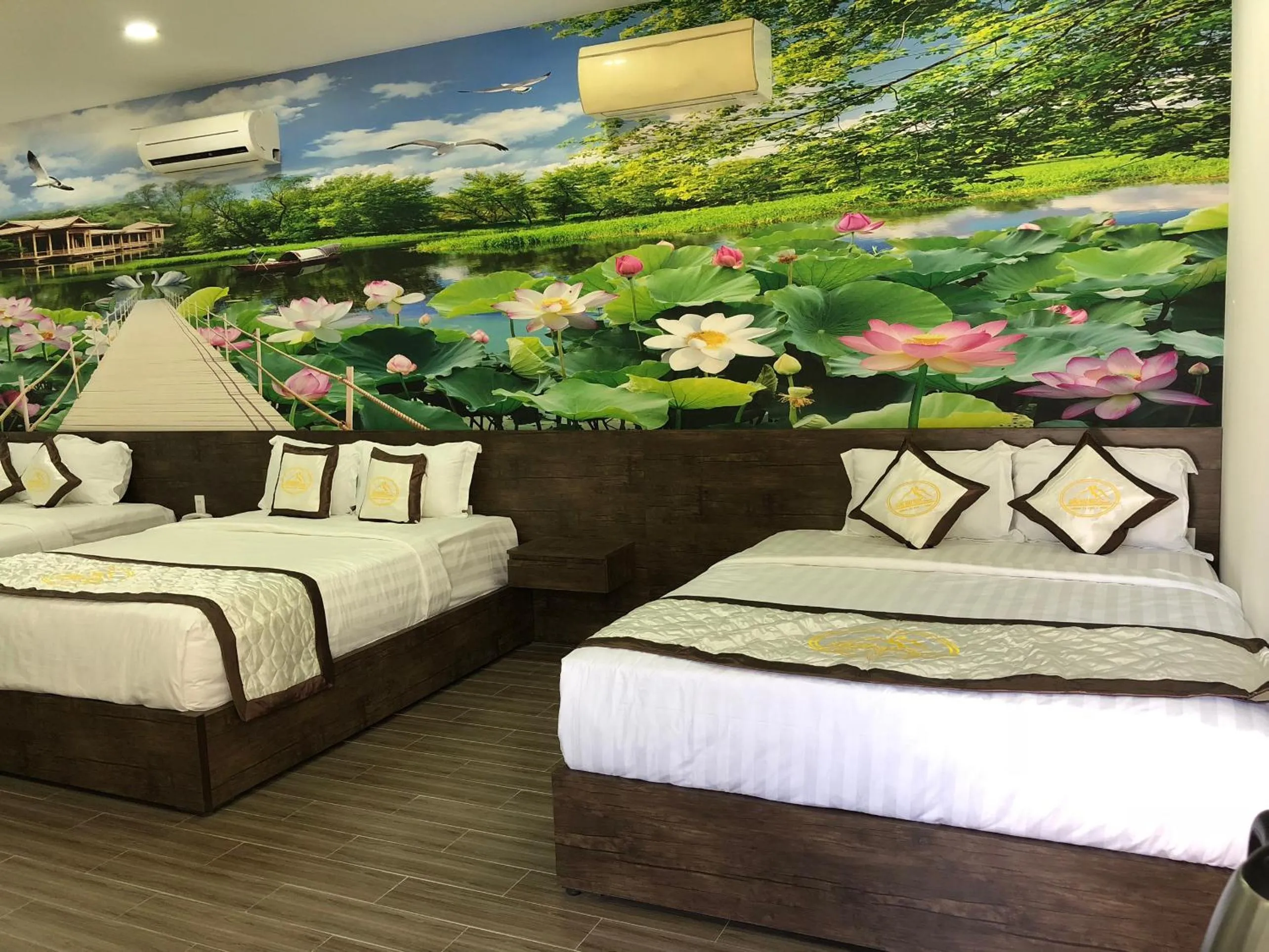 Bed in Sang Như Ngọc Resort