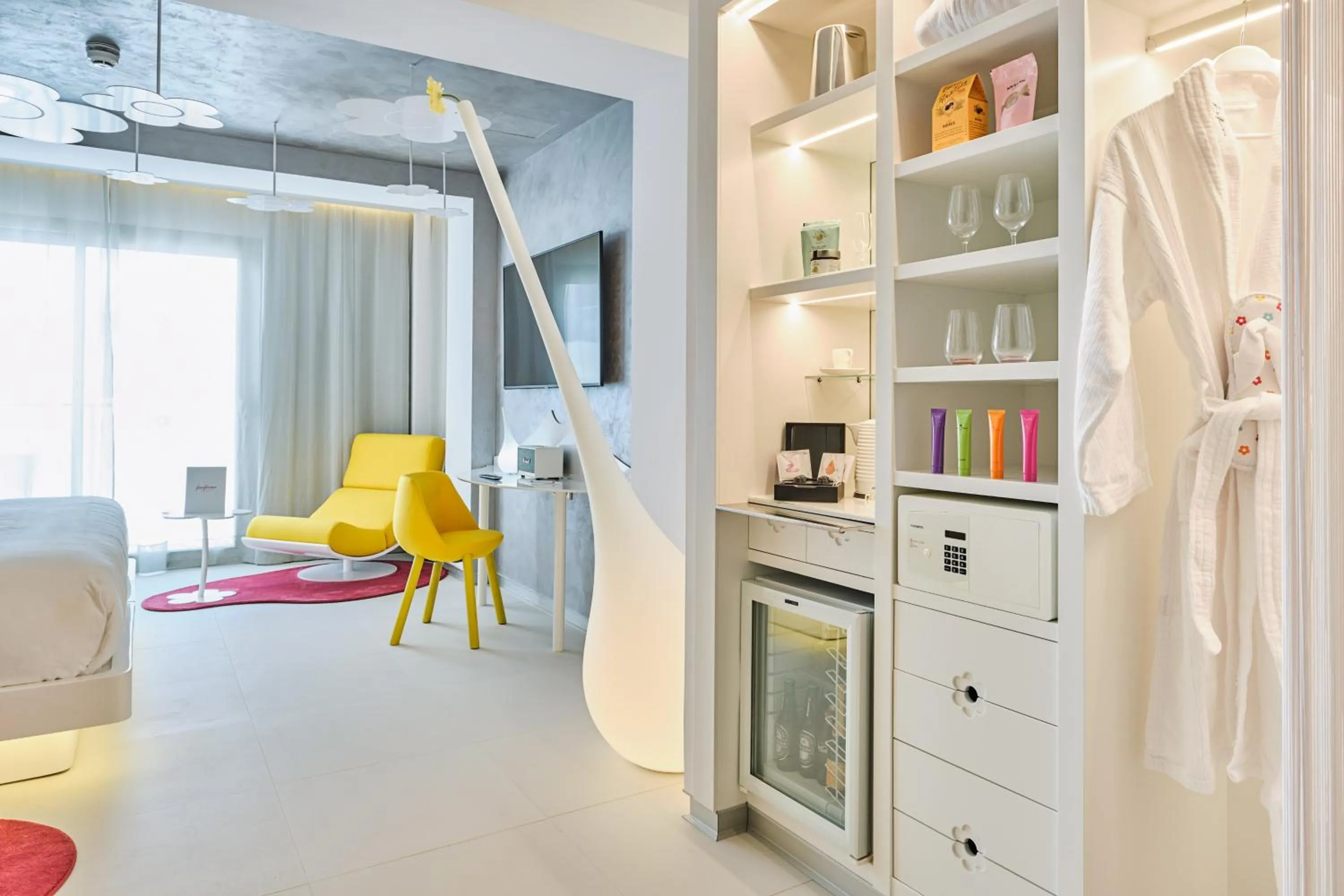 Library in Five Flowers Hotel Formentera, member of Melia Collection