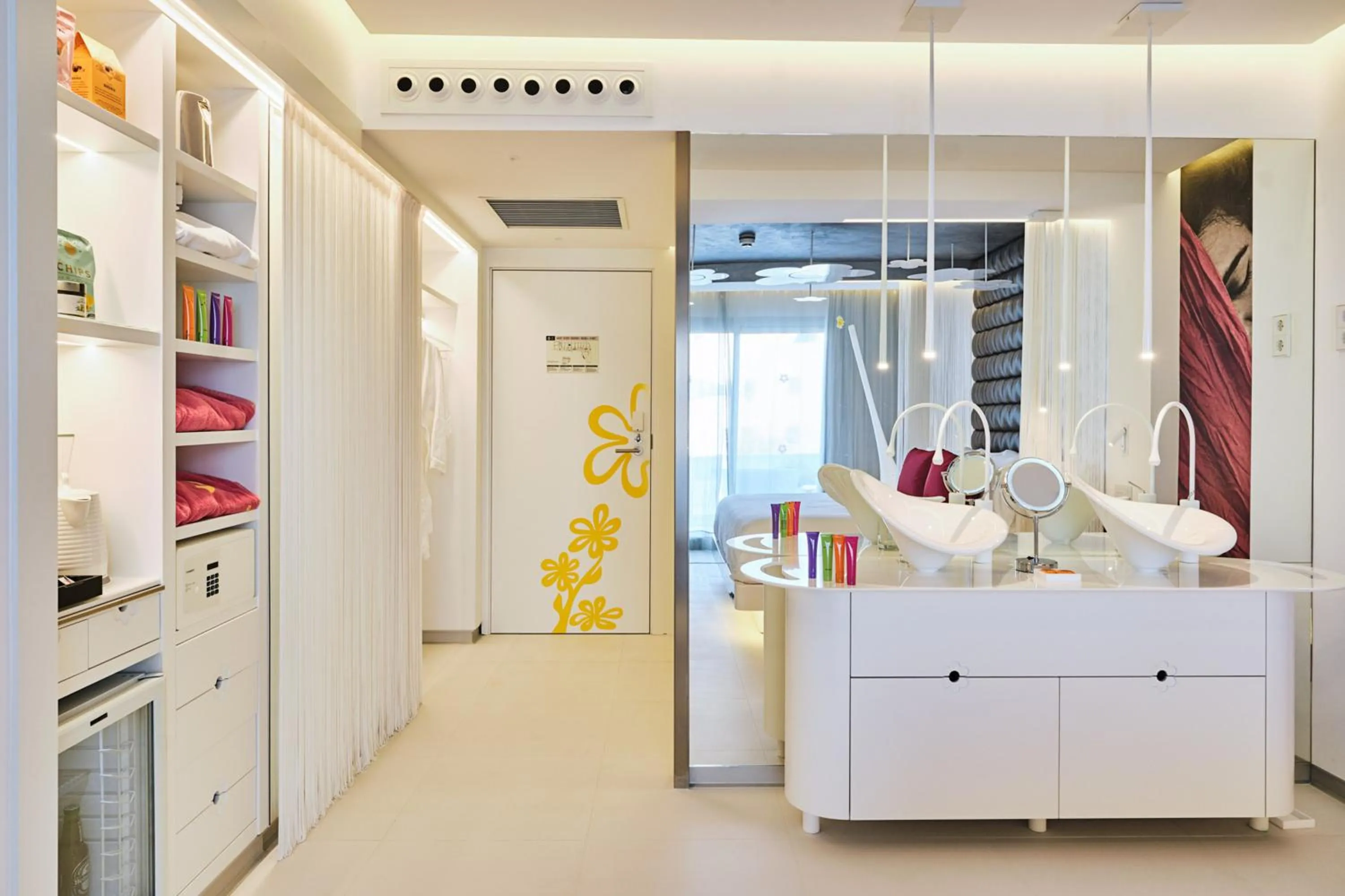 Bed in Five Flowers Hotel Formentera, member of Melia Collection