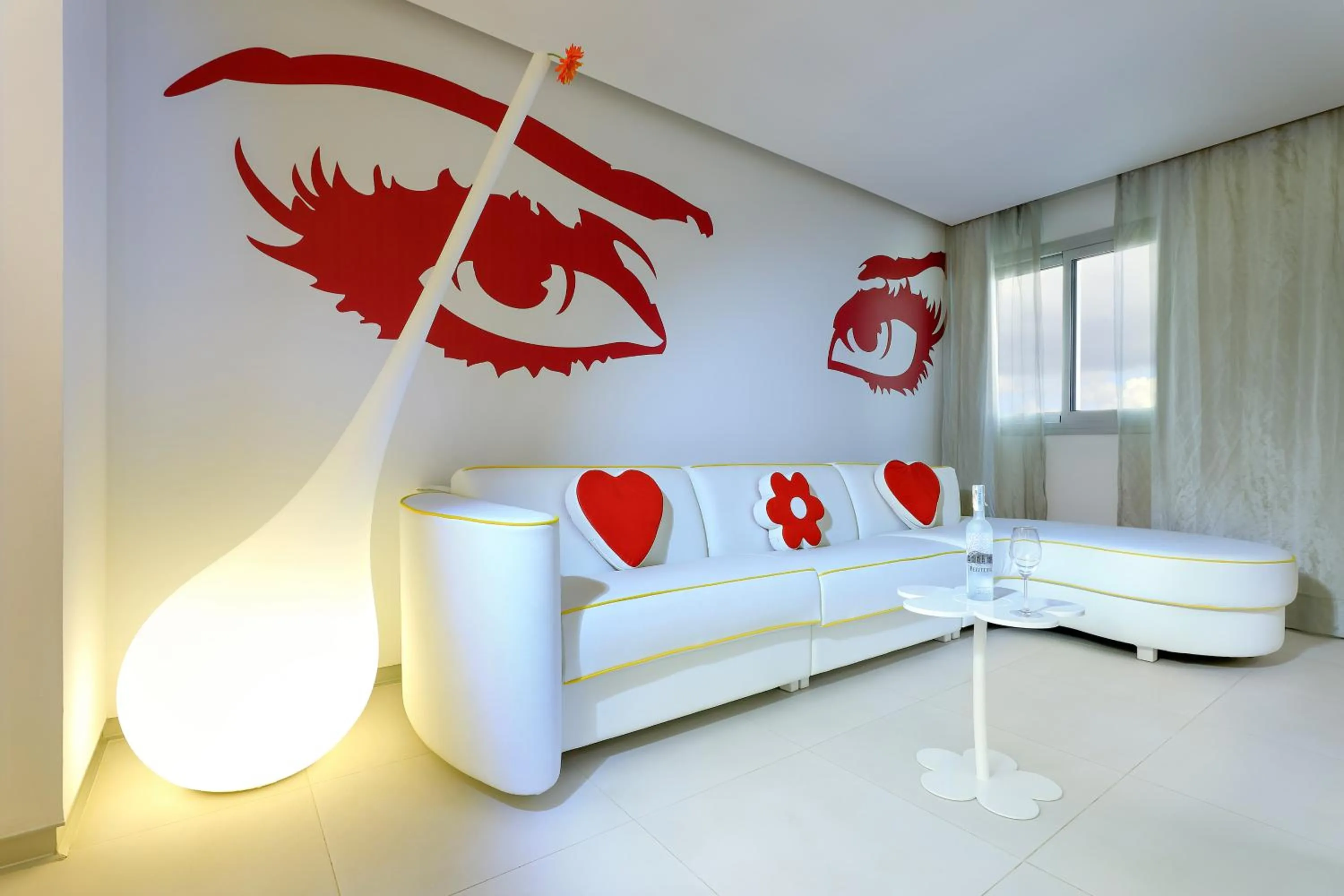 Living room in Five Flowers Hotel Formentera, member of Melia Collection