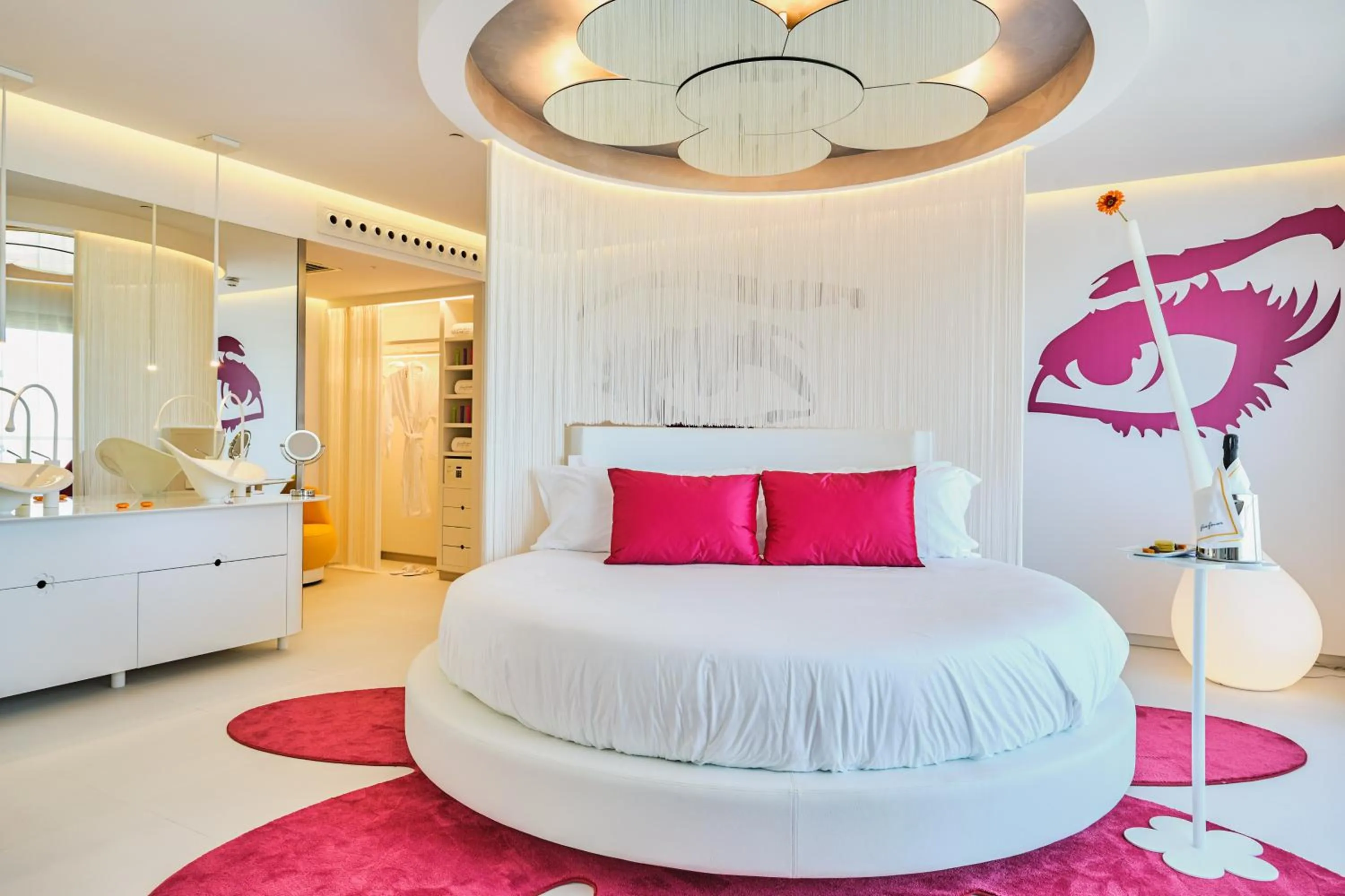 Bed in Five Flowers Hotel Formentera, member of Melia Collection