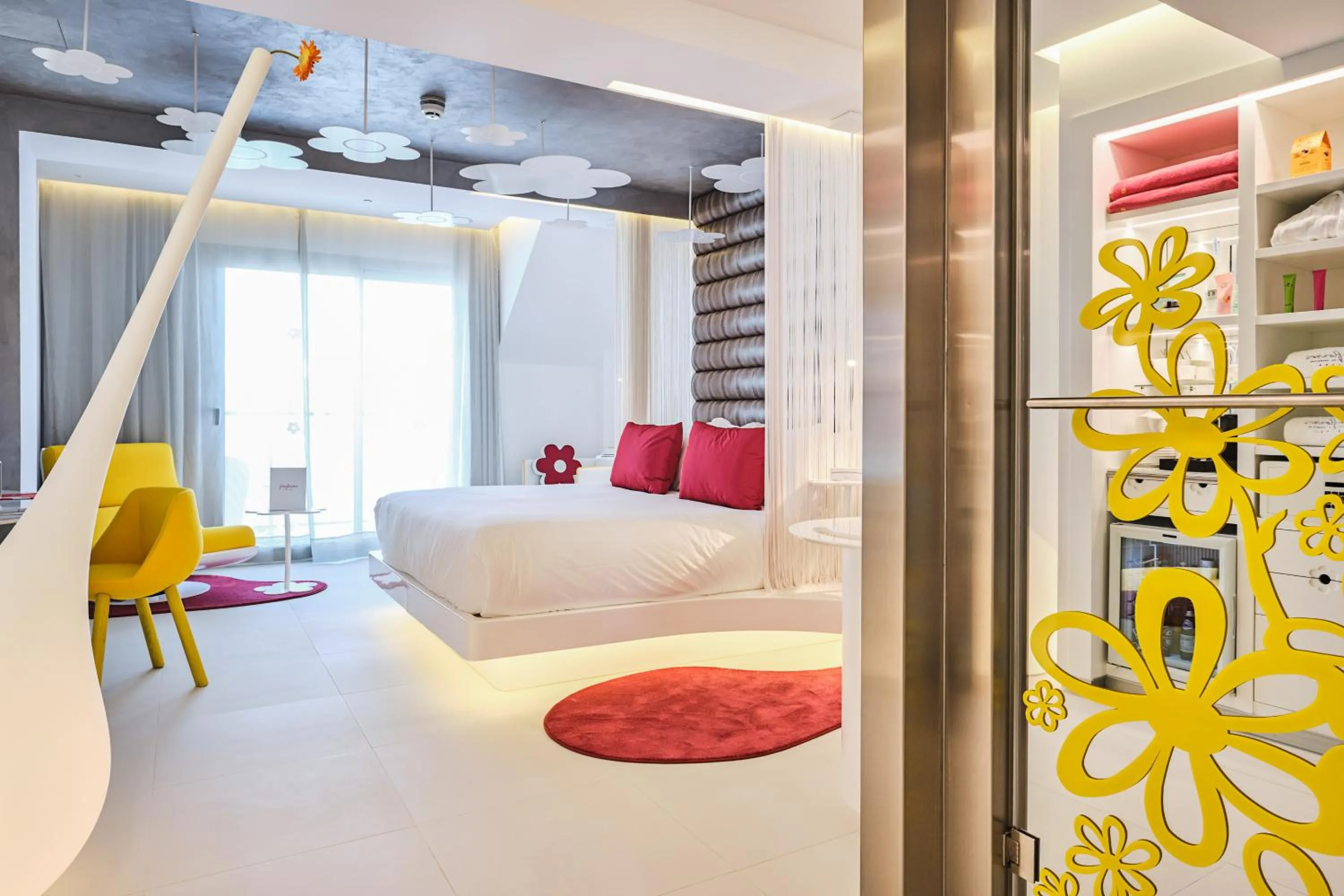 Bed in Five Flowers Hotel Formentera, member of Melia Collection