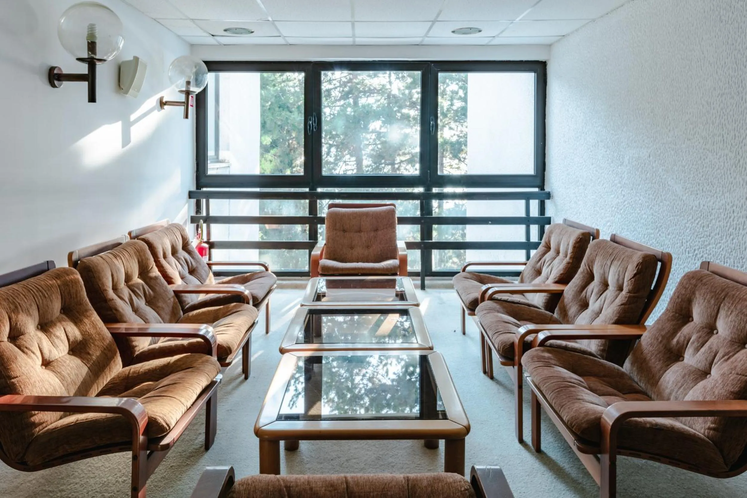Seating area in Hotel Pela