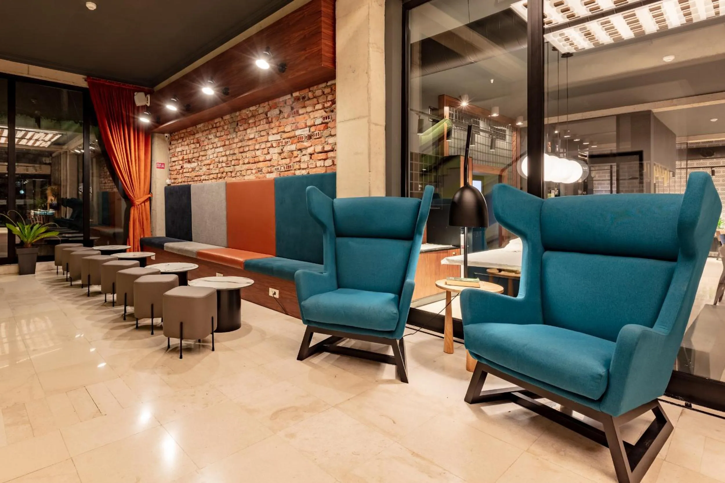 Lobby or reception in Hotel Pela