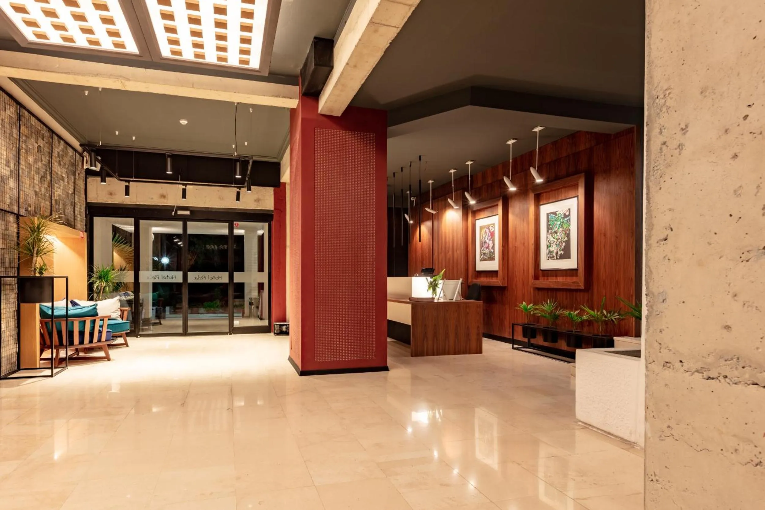Lobby or reception in Hotel Pela