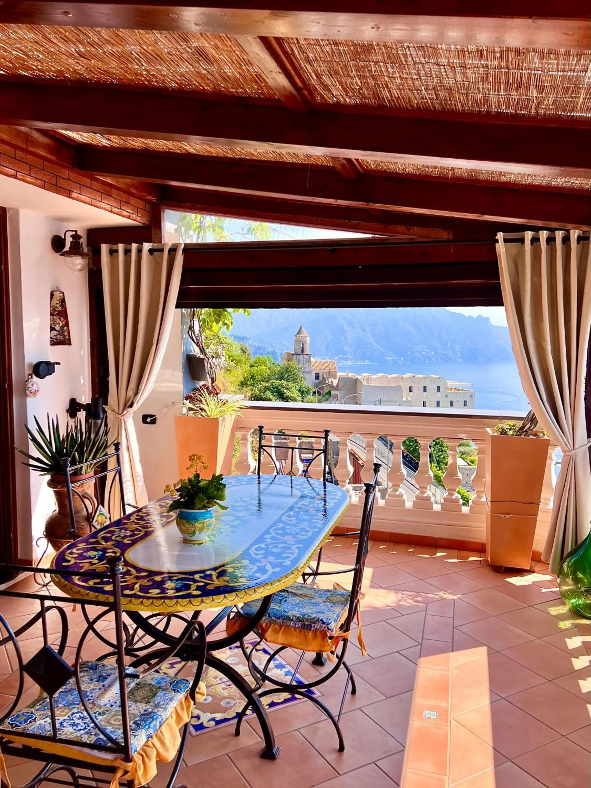 Patio in B&B Il Pavone