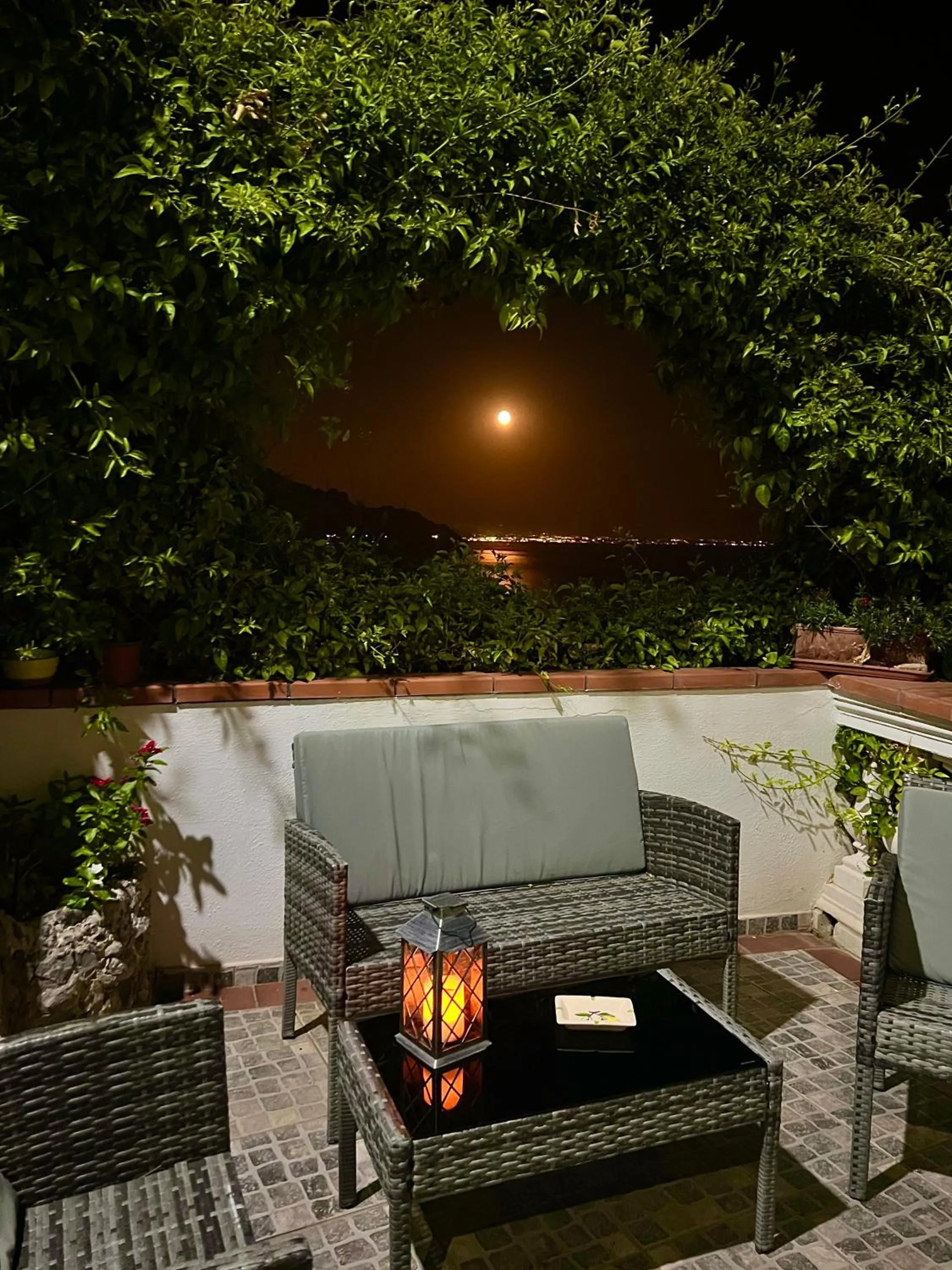 Patio in B&B Il Pavone