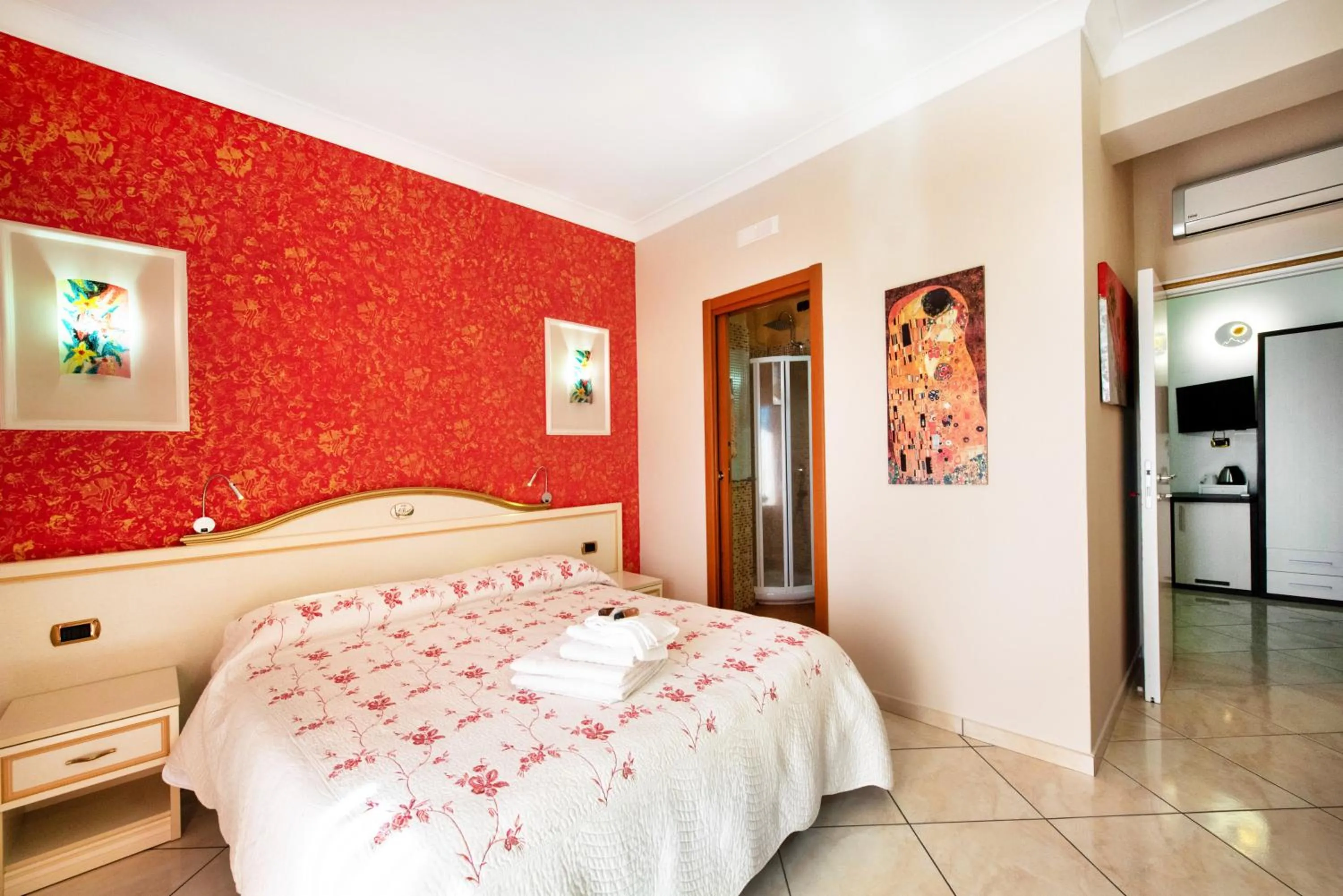 Bed in B&B Il Pavone