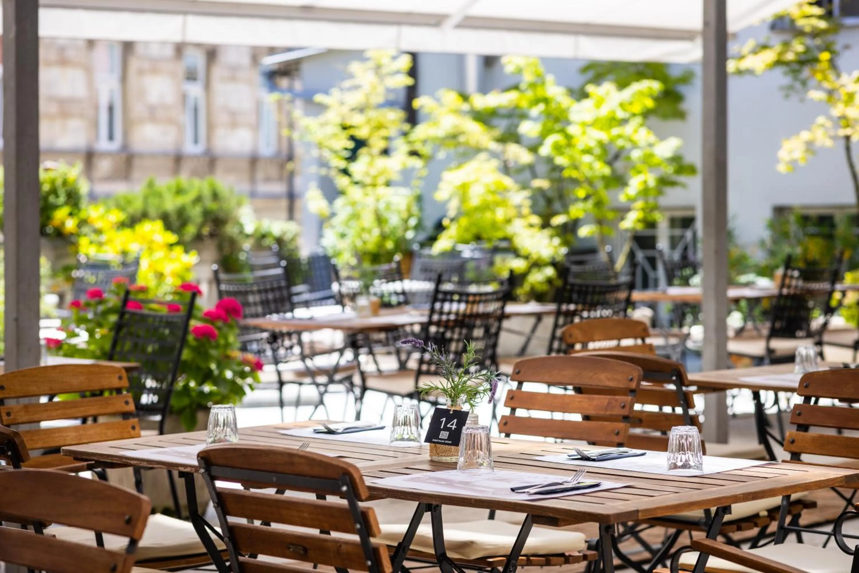 Balcony/Terrace in Hotel Slamič Ljubljana
