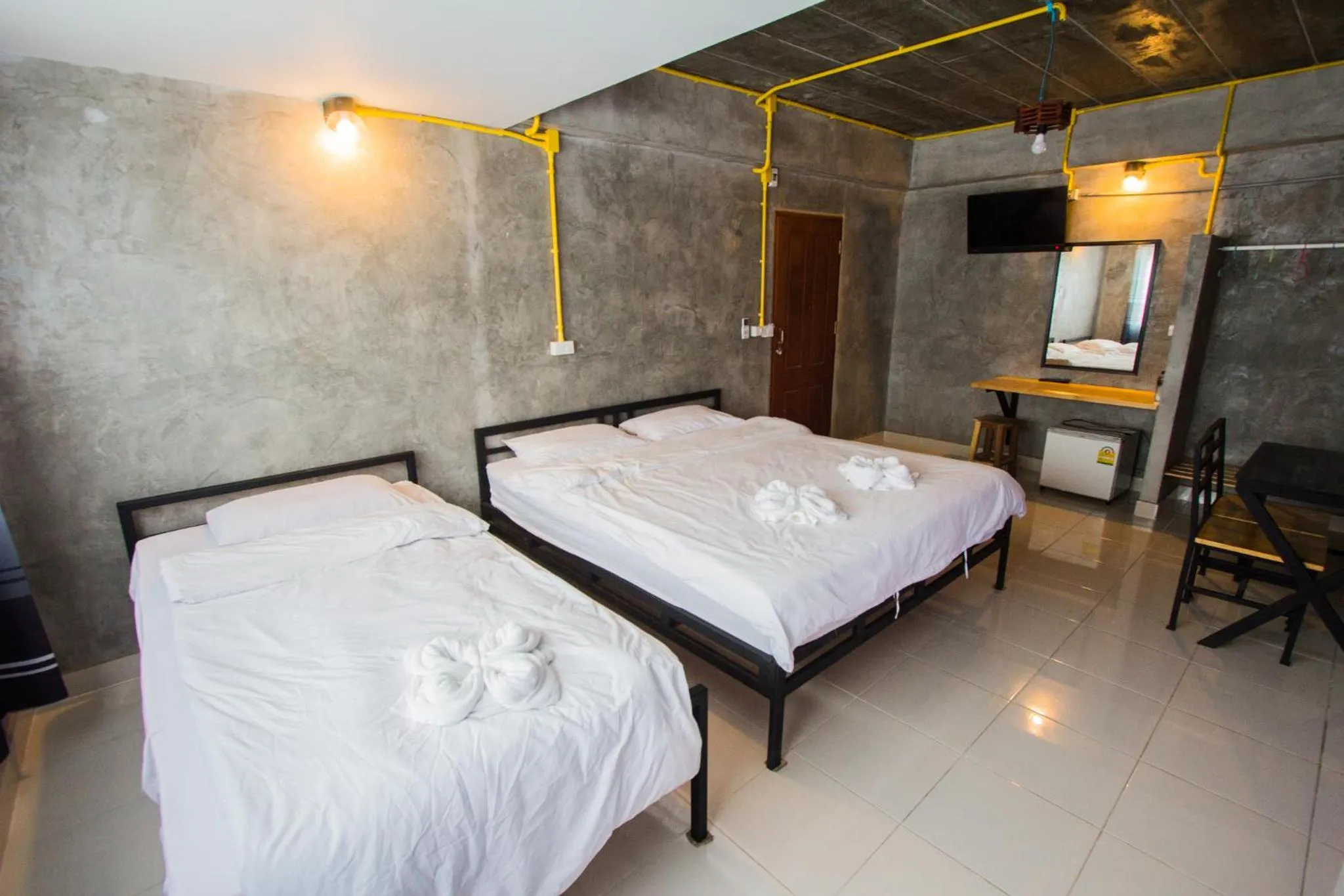 Bed in The Sky Loft Hotel