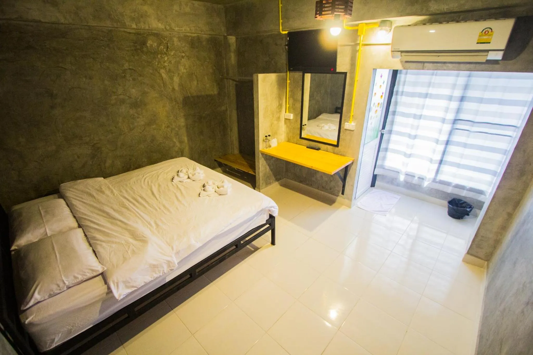 Bed in The Sky Loft Hotel