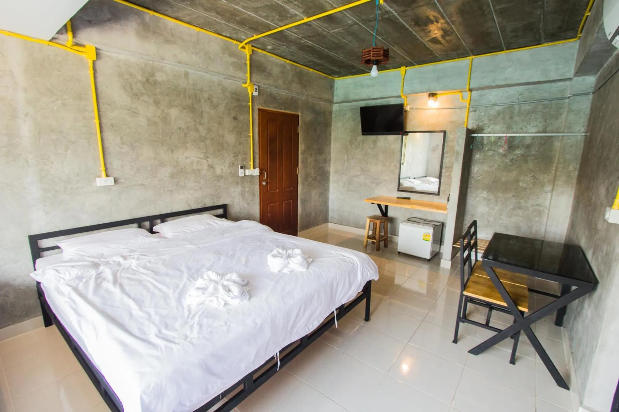 Bed in The Sky Loft Hotel