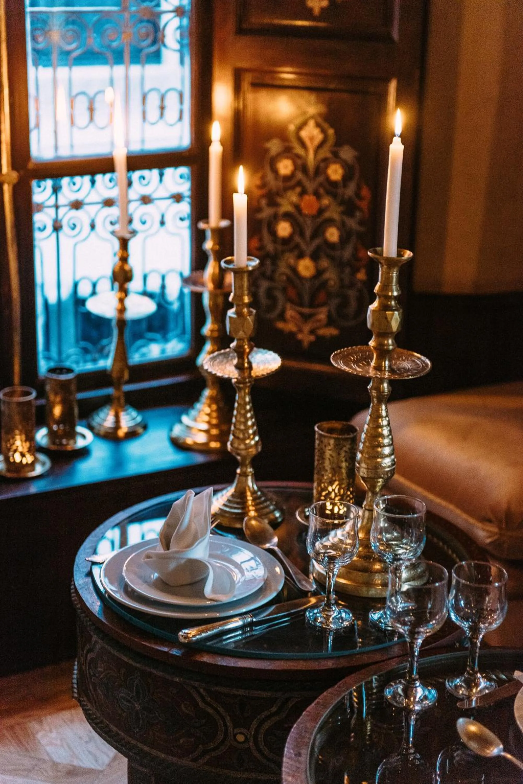 Restaurant/places to eat in Riad Maison Bleue and Spa