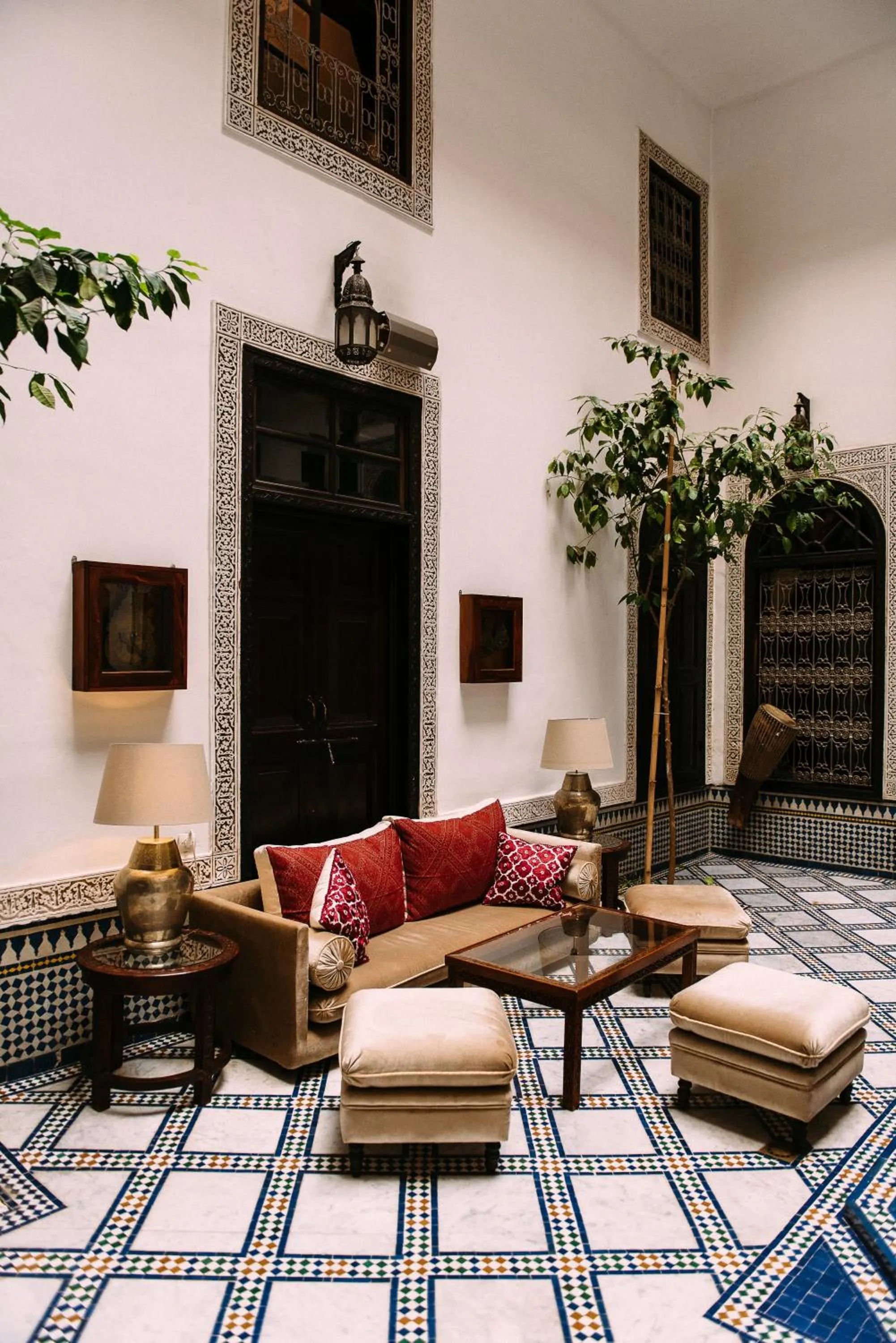 Property building in Riad Maison Bleue and Spa