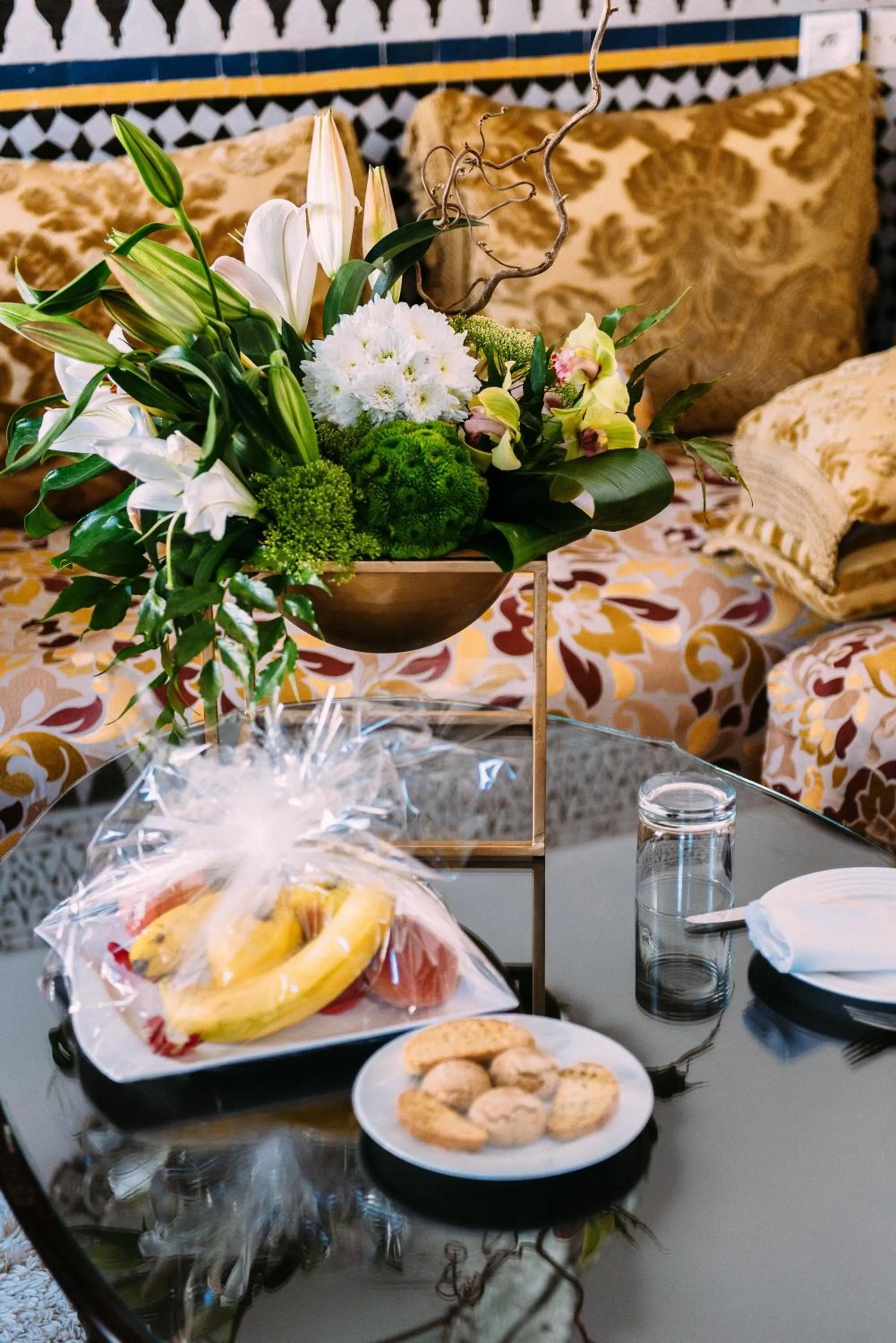 Food and drinks in Riad Maison Bleue and Spa