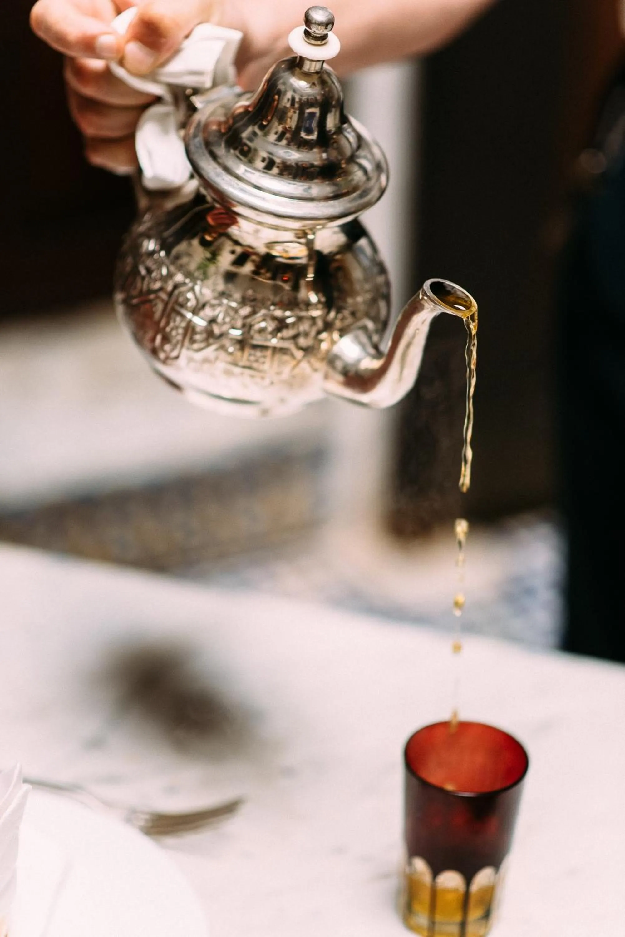 Restaurant/places to eat in Riad Maison Bleue and Spa