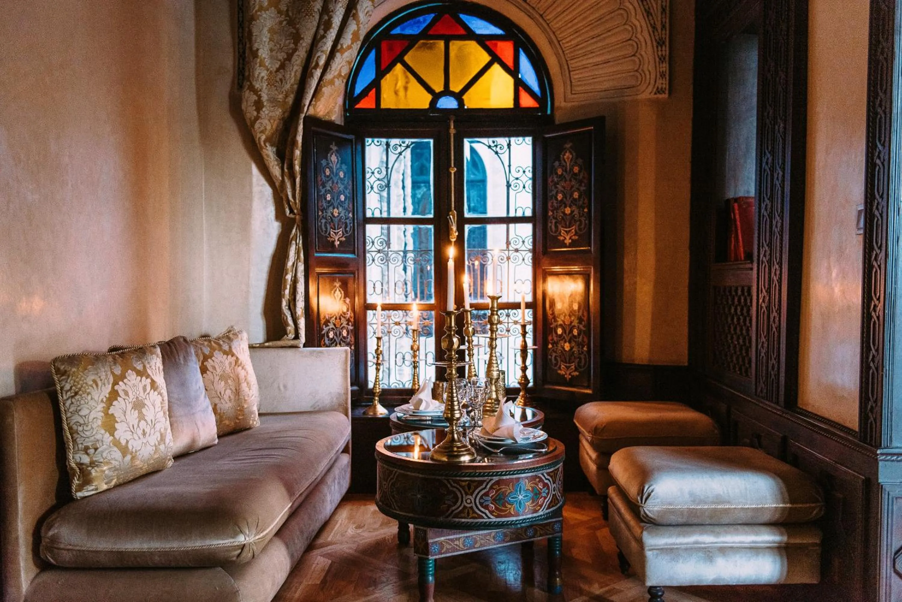 Restaurant/places to eat in Riad Maison Bleue and Spa