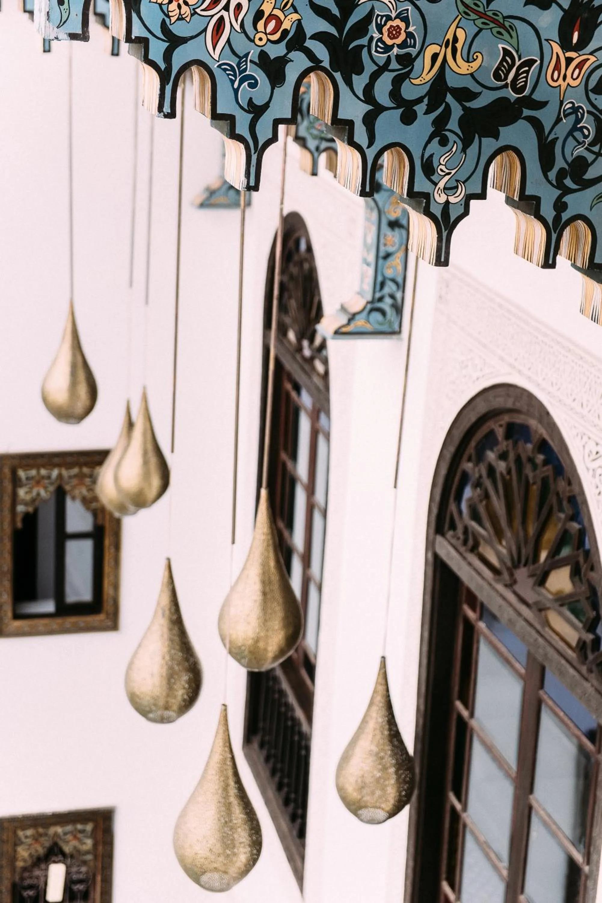 Decorative detail in Riad Maison Bleue and Spa