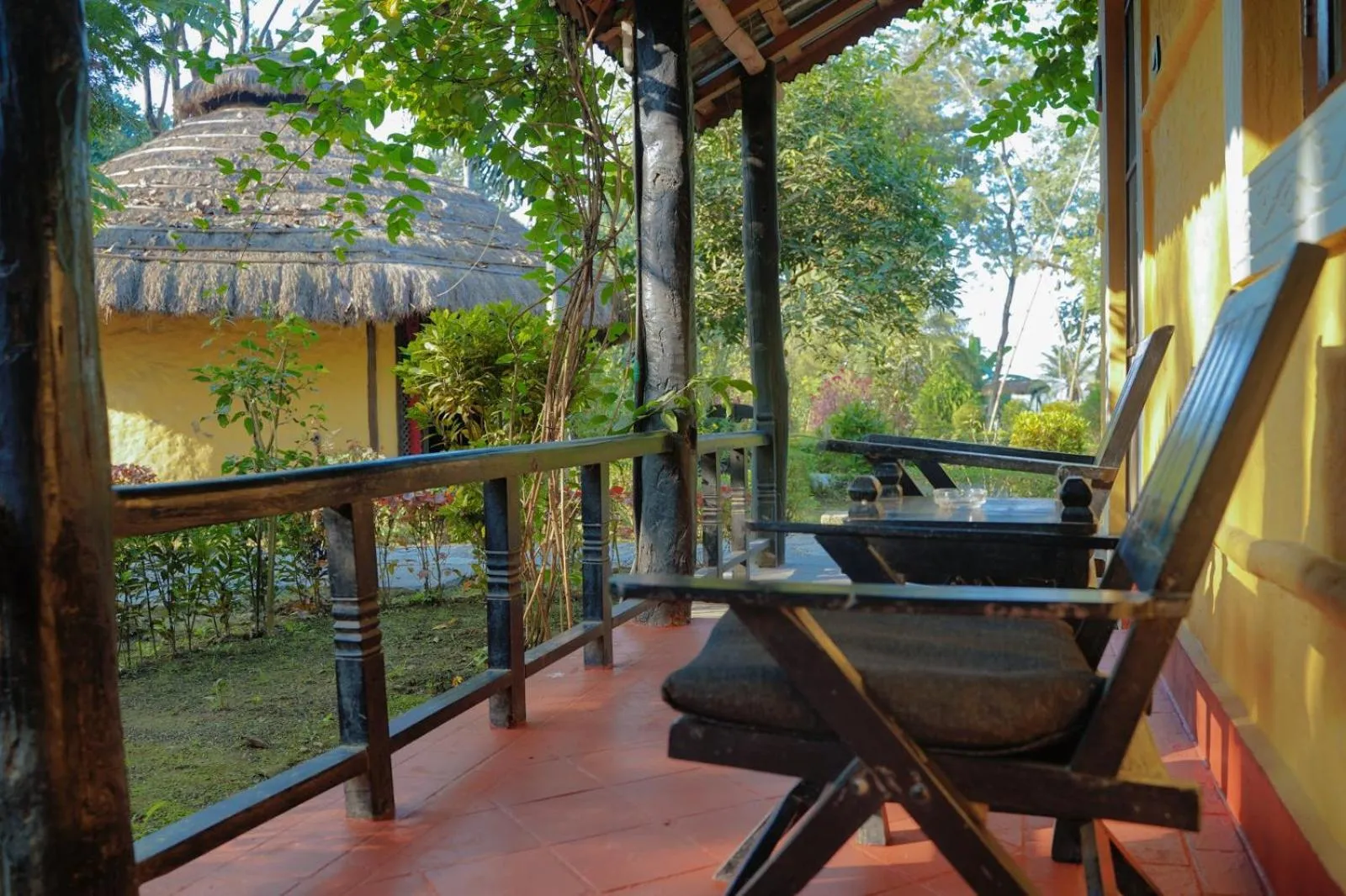 Balcony/Terrace in Sapana Village Lodge